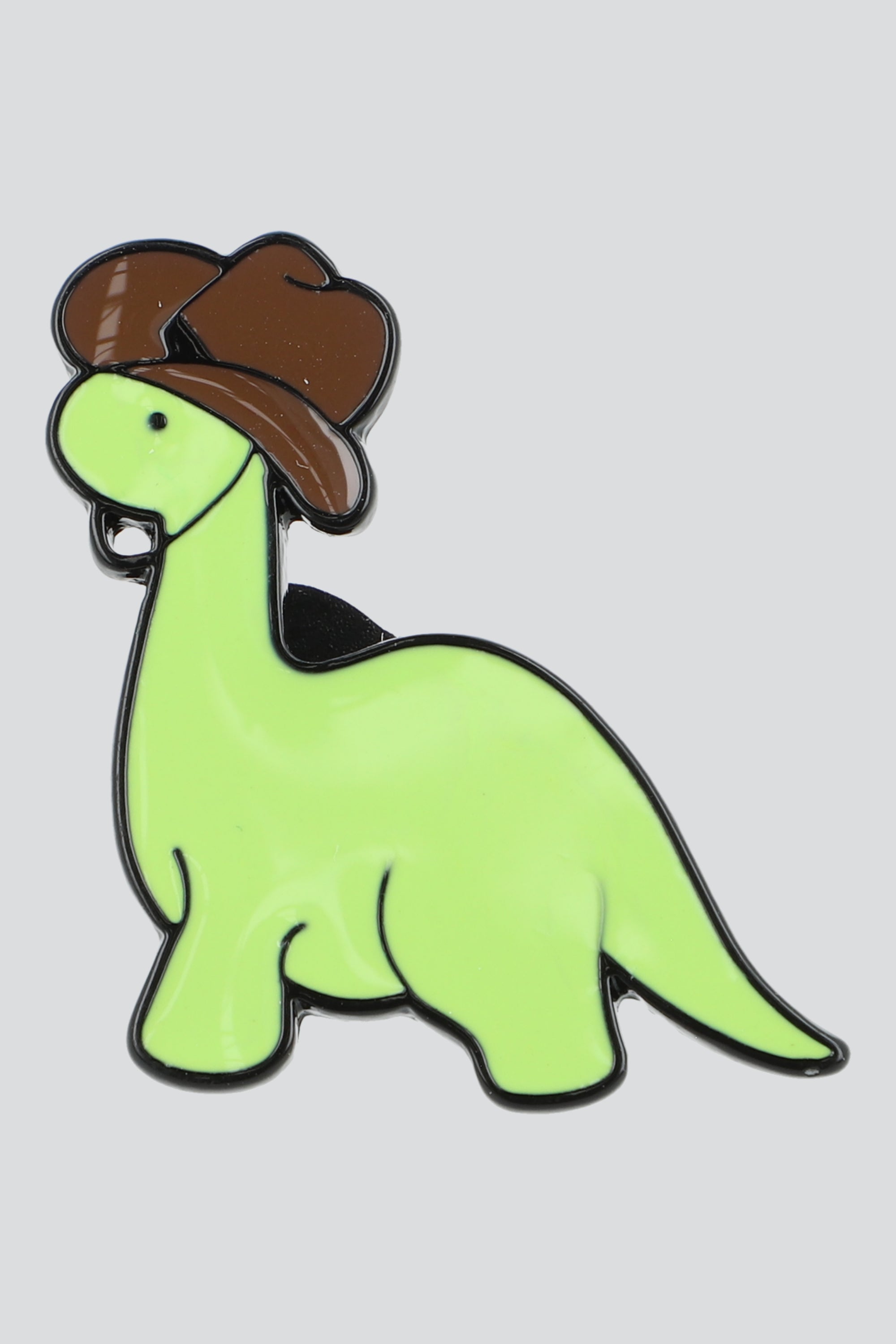 Pin dinosaurio con sombrero VERDE