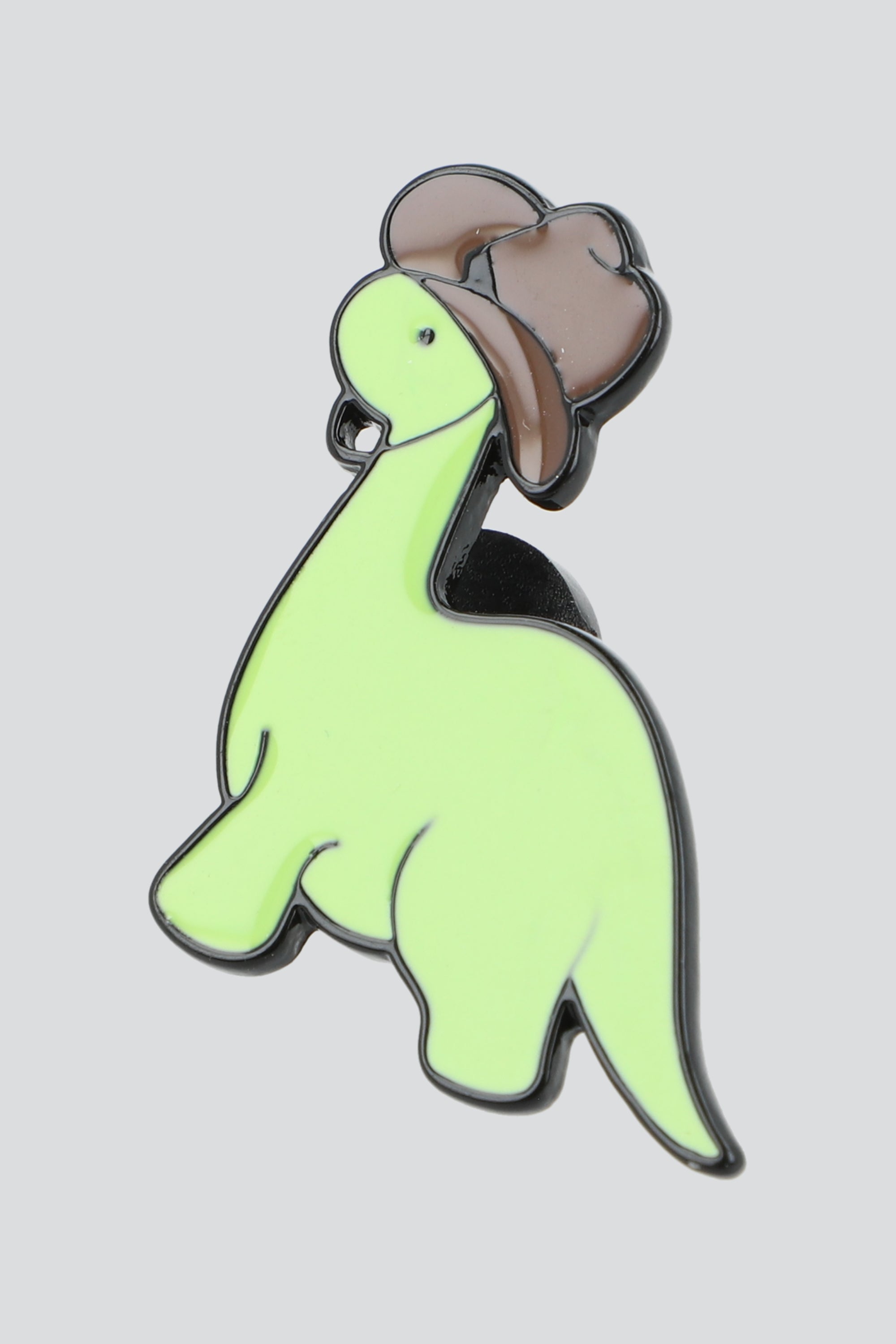 Pin dinosaurio con sombrero VERDE