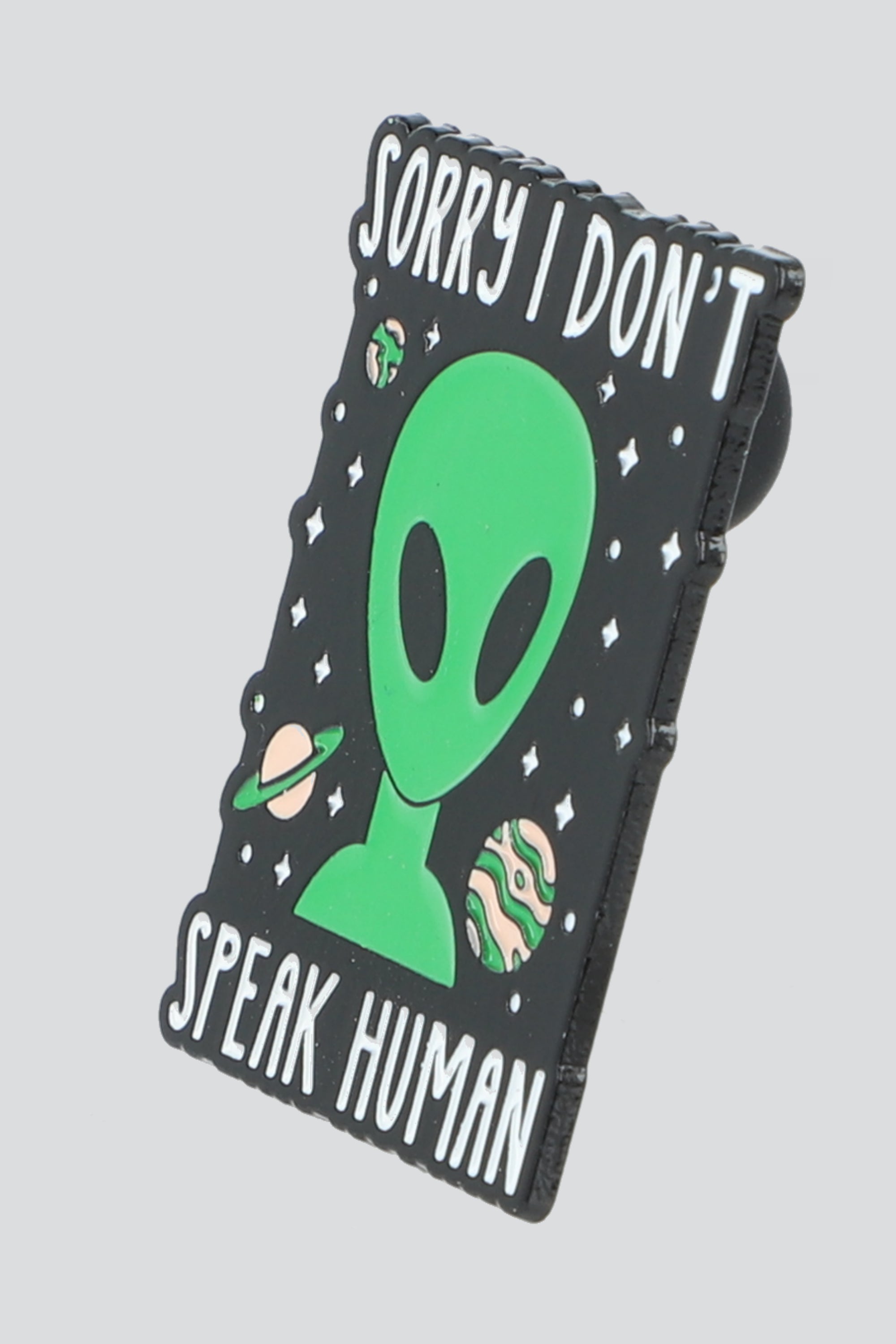 Pin alien speak human VERDE