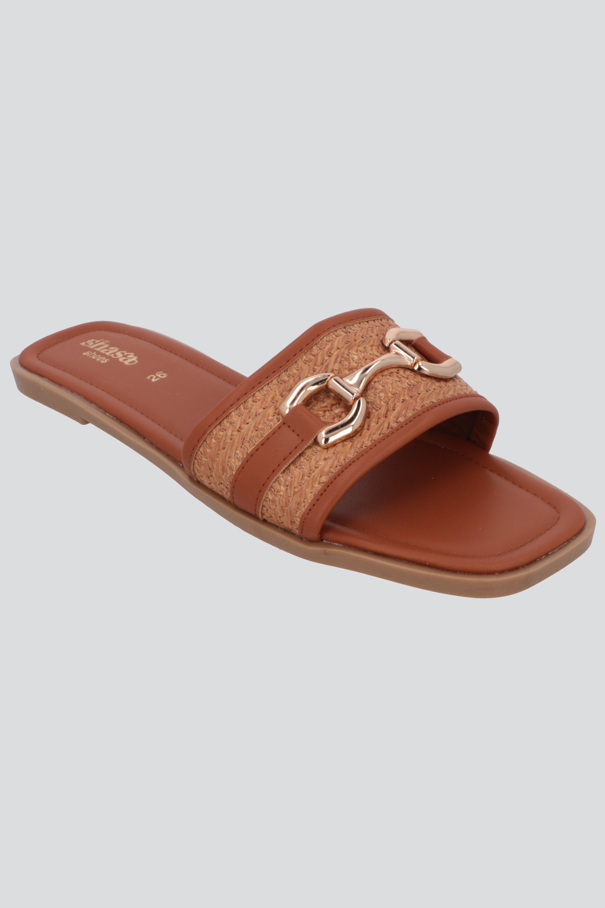 Sandalia yute hebilla CAMELLO