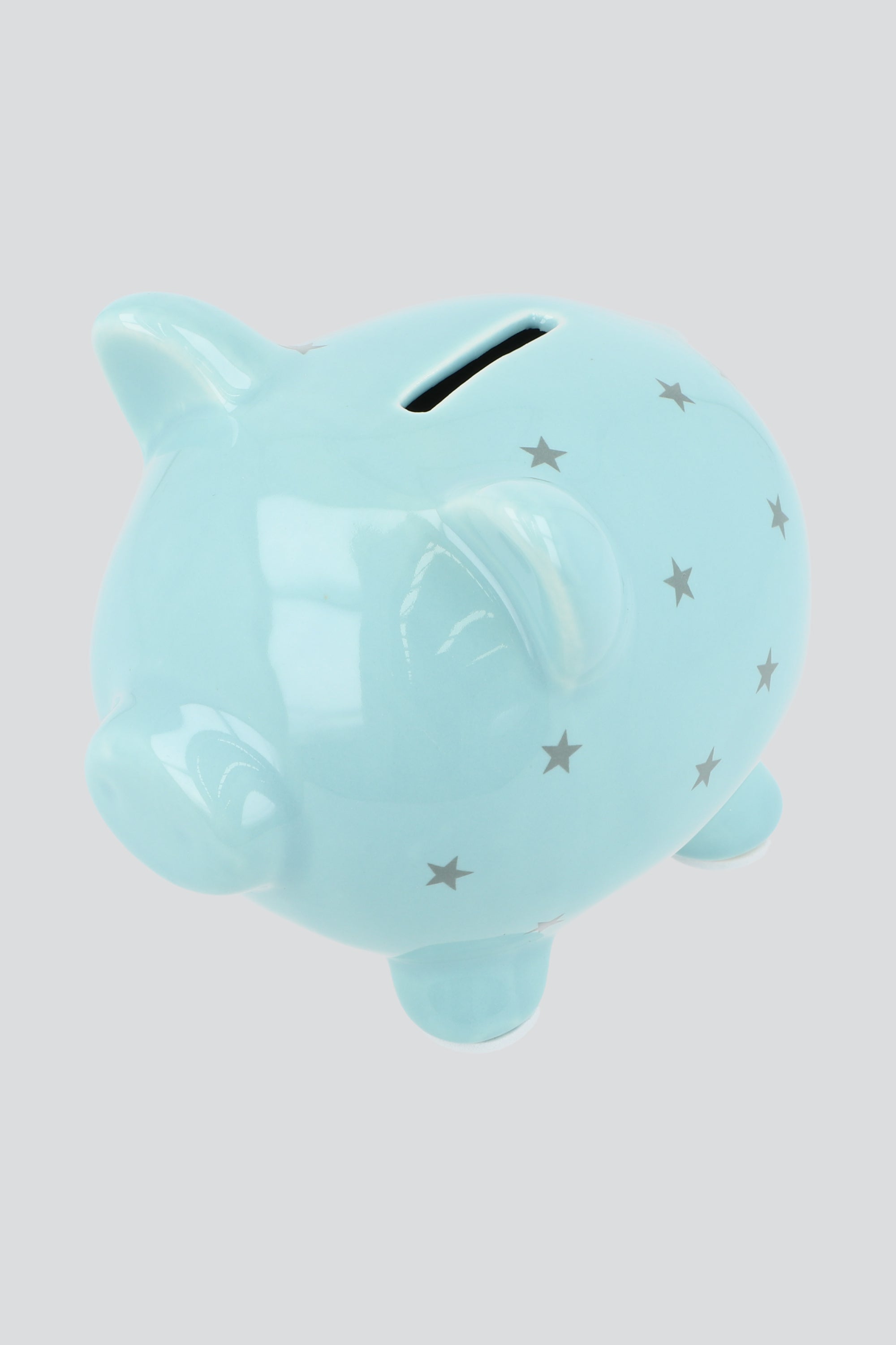 Alcancia cerdito estrellas AZUL