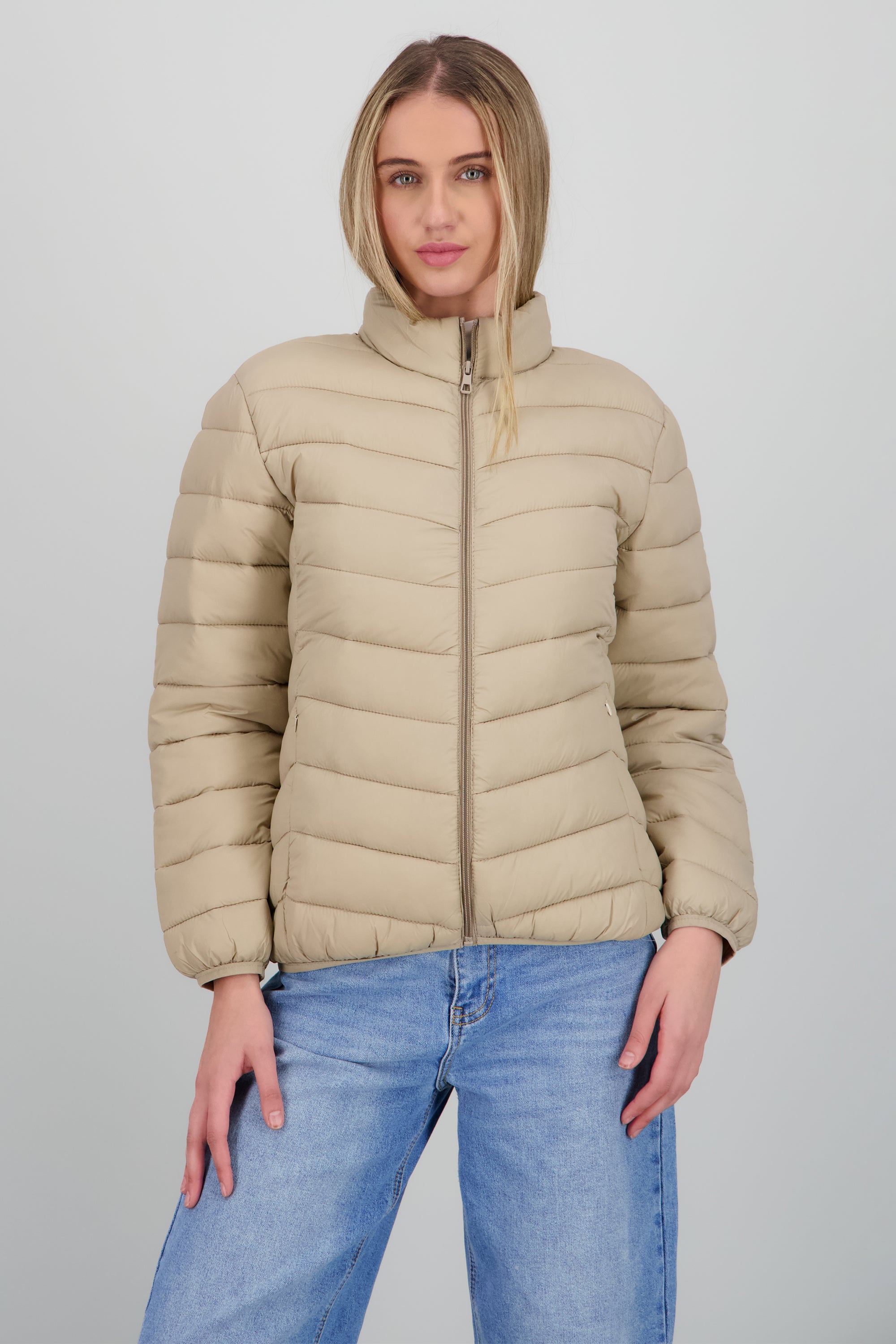 Chamarra capitonada KHAKI