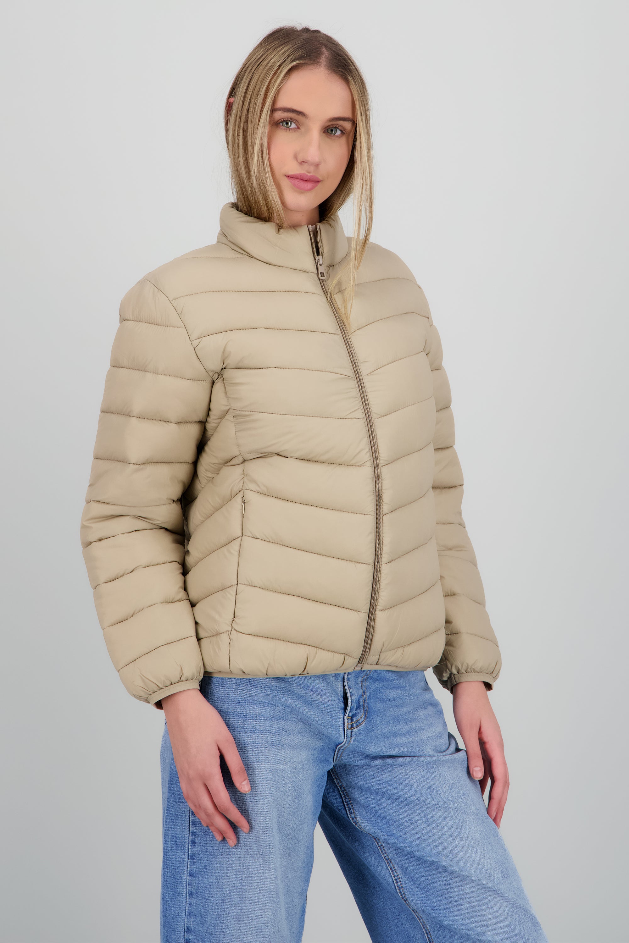 Chamarra capitonada KHAKI