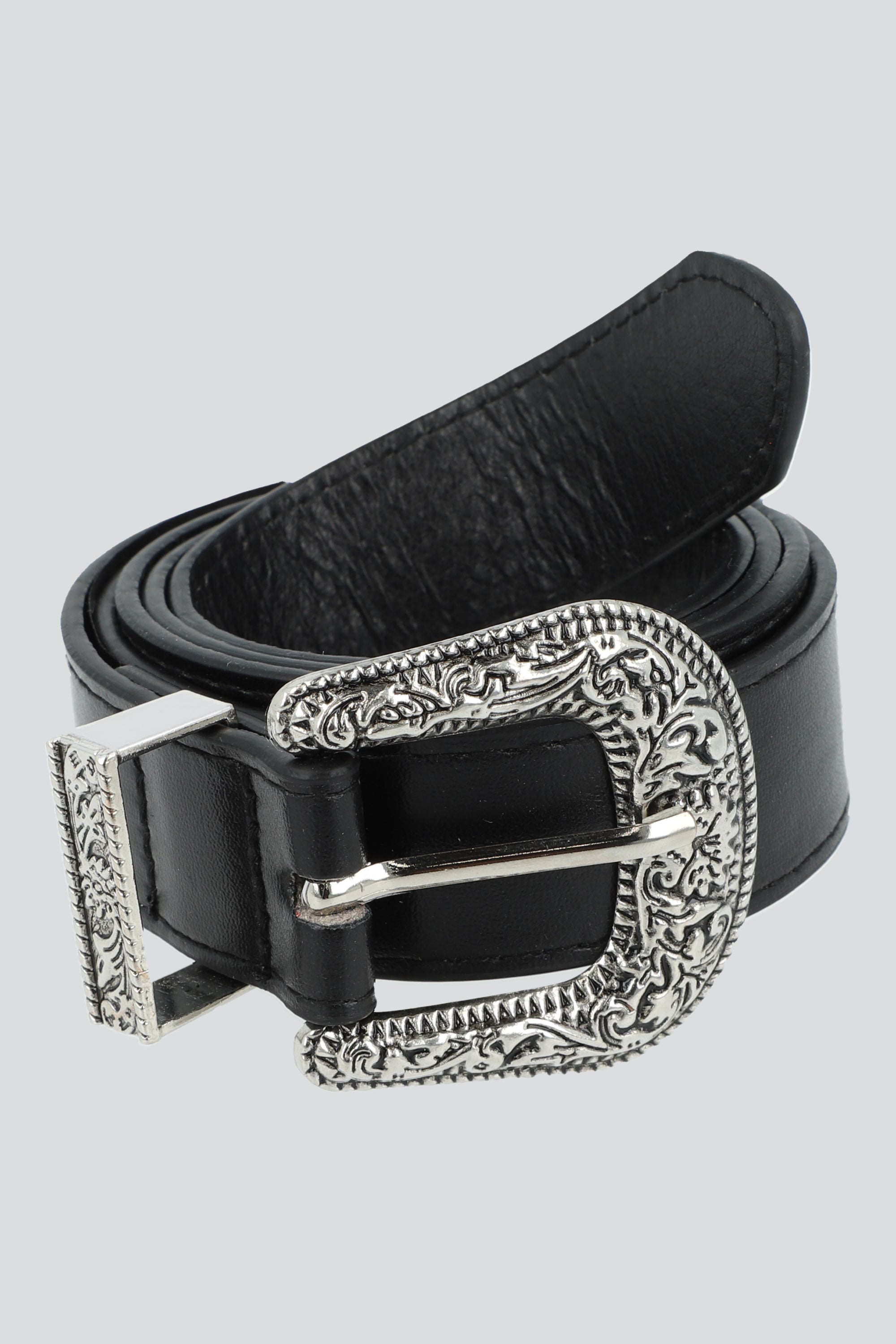 Cinturon hebilla vaquera NEGRO