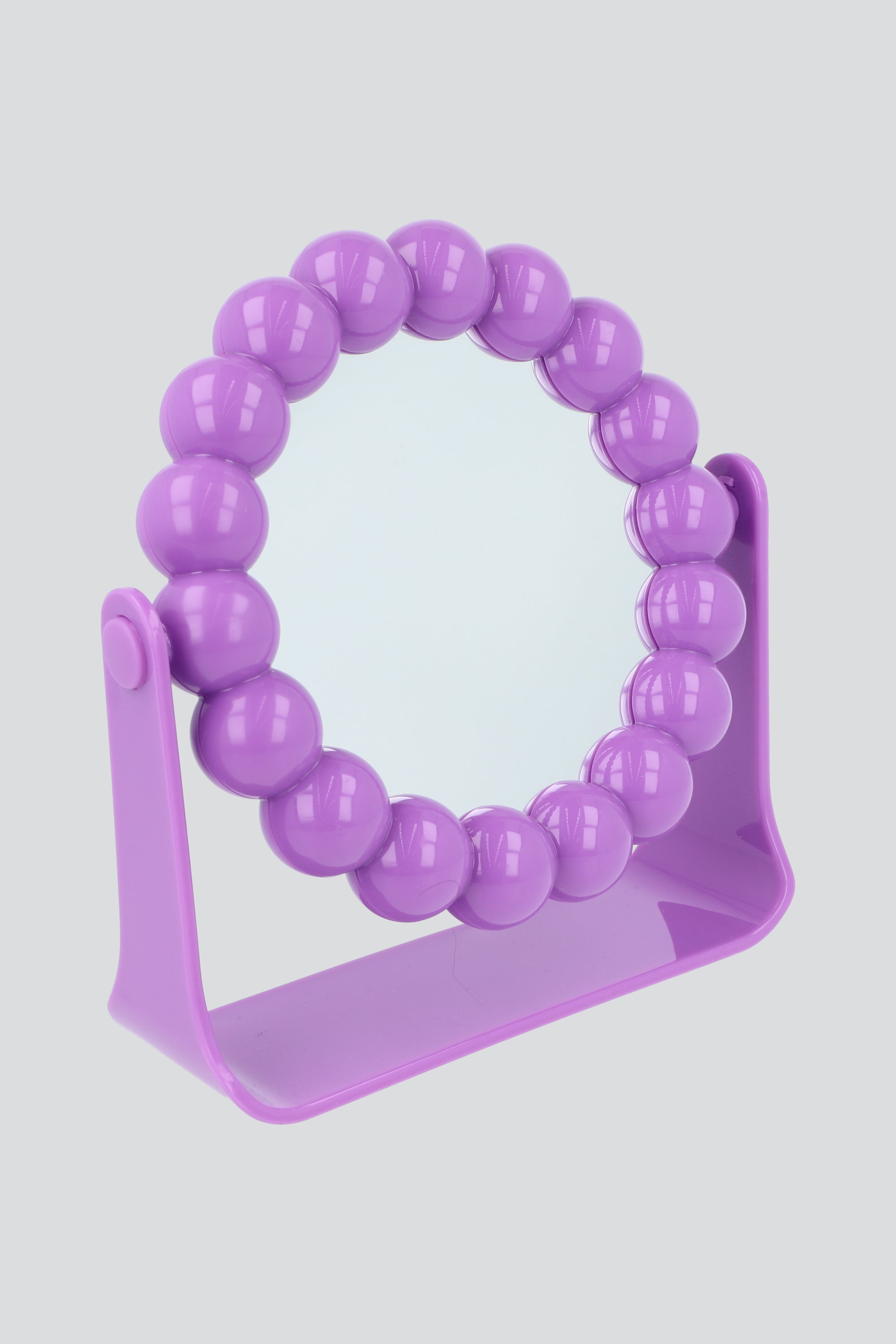 Espejo bolitas MORADO