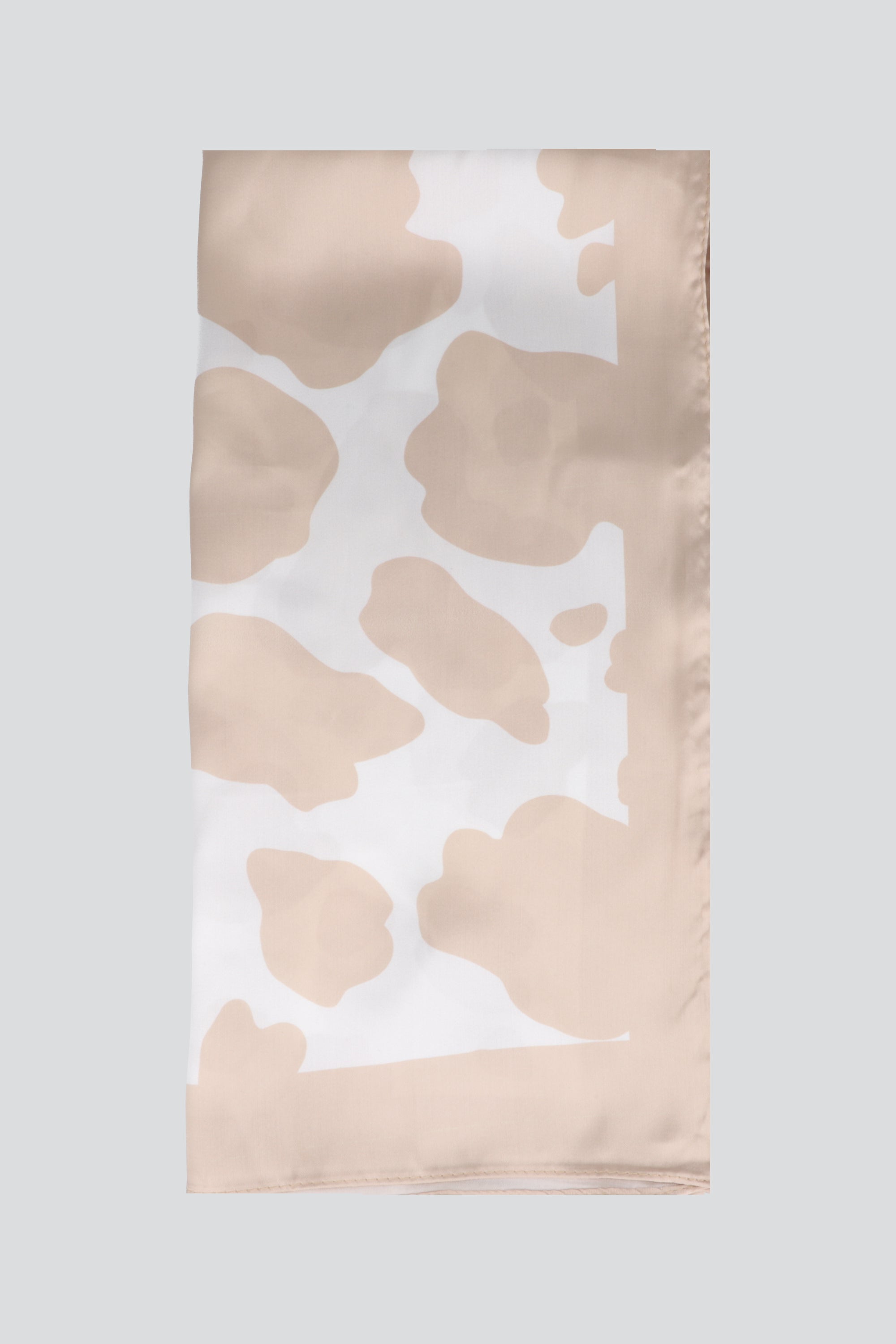 Pañuelo print vaca BEIGE