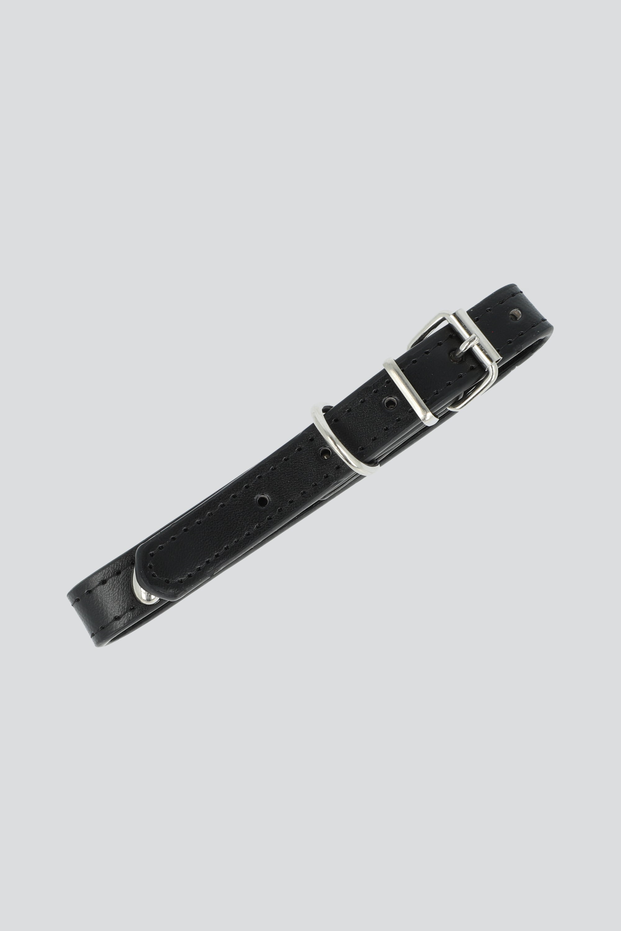 Collar mascota corazon metal NEGRO