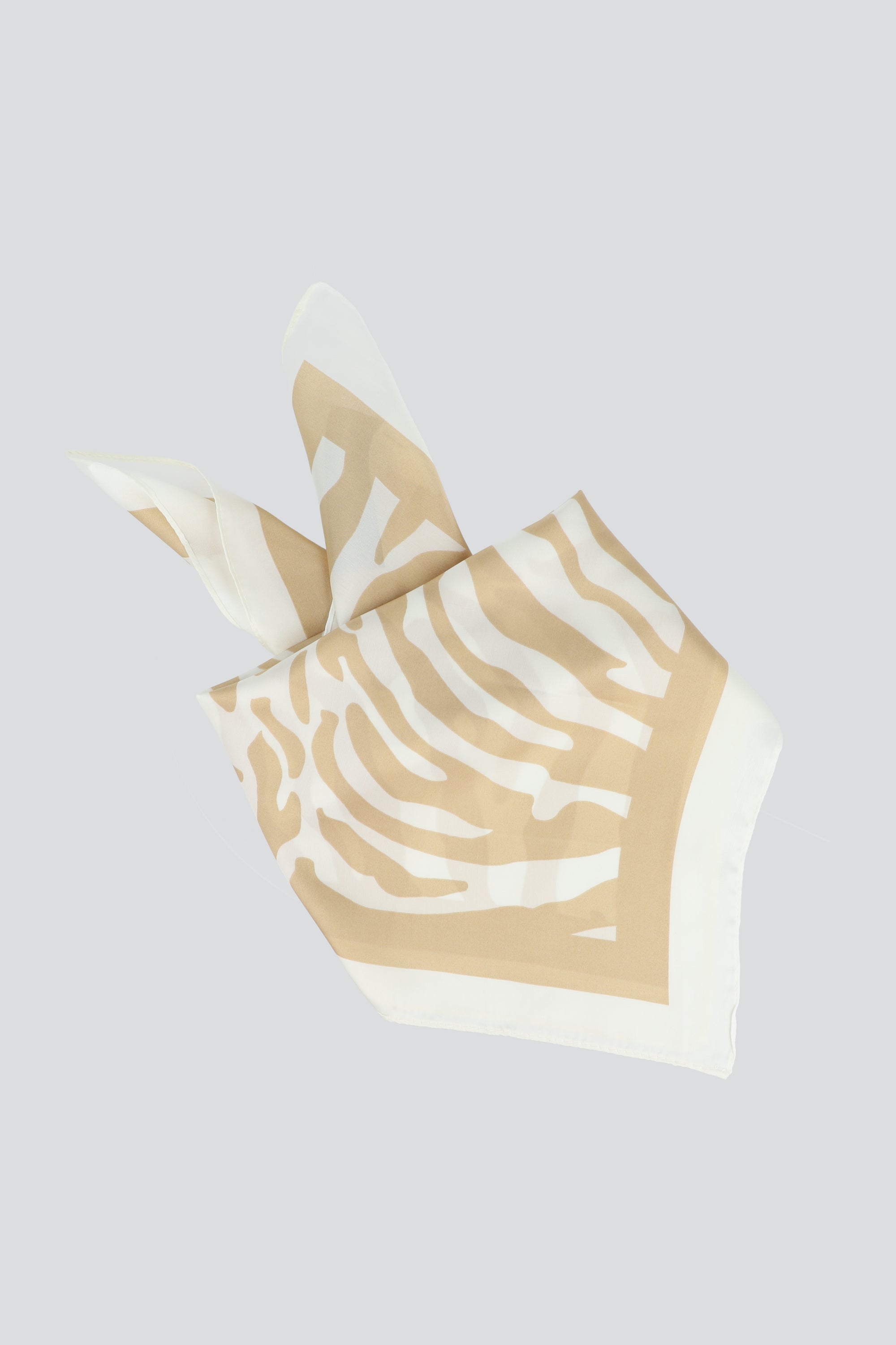 Pañuelo print zebra BEIGE
