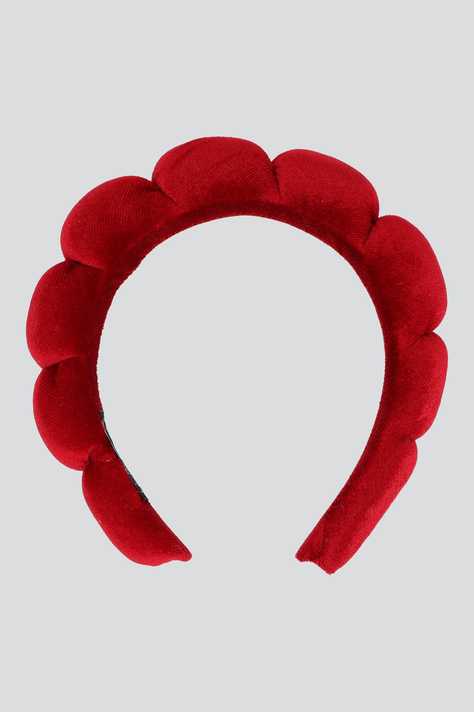 Diadema para desmaquillar nube terciopelo VINO