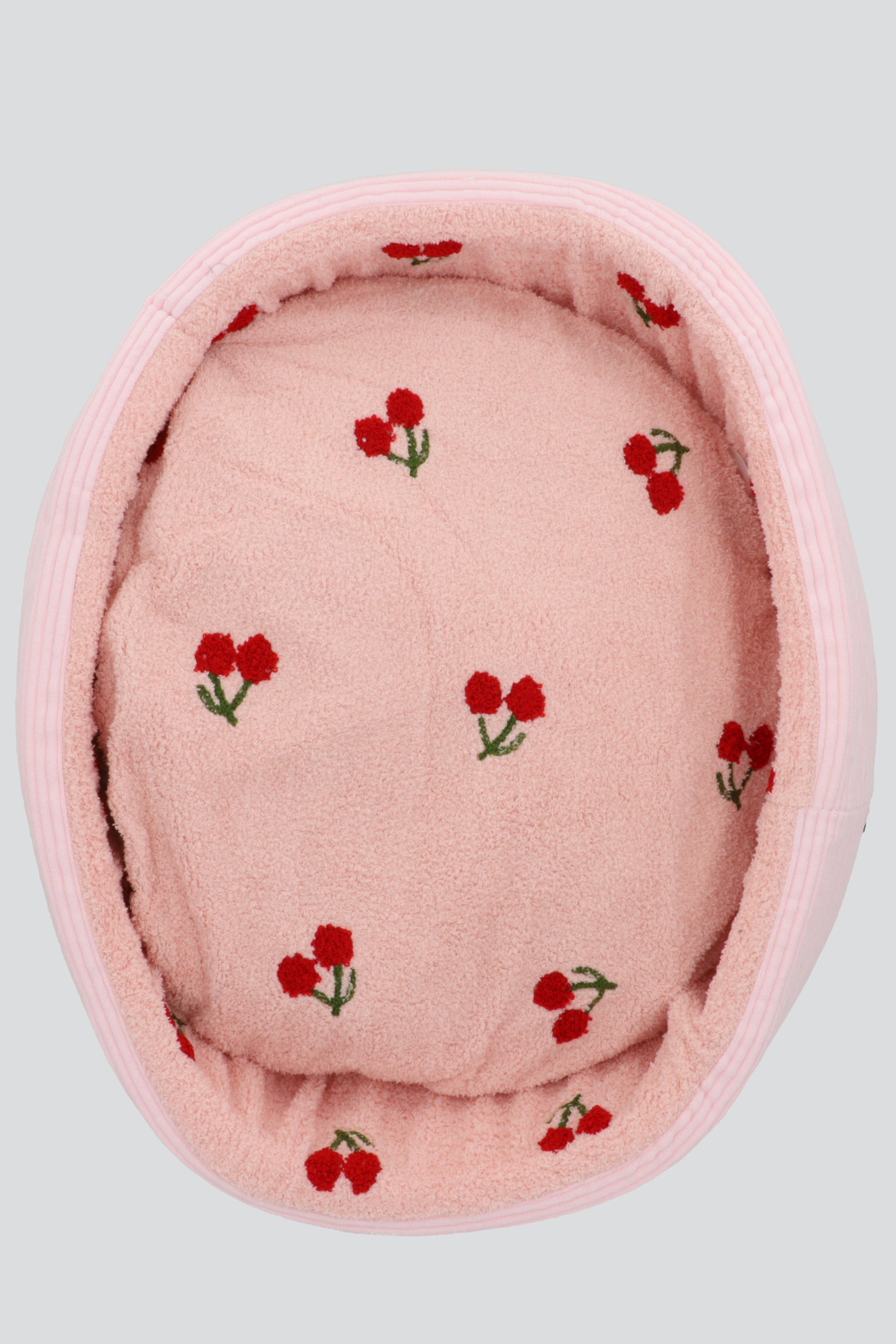 Cama mascota cerezas 50cm ROSA