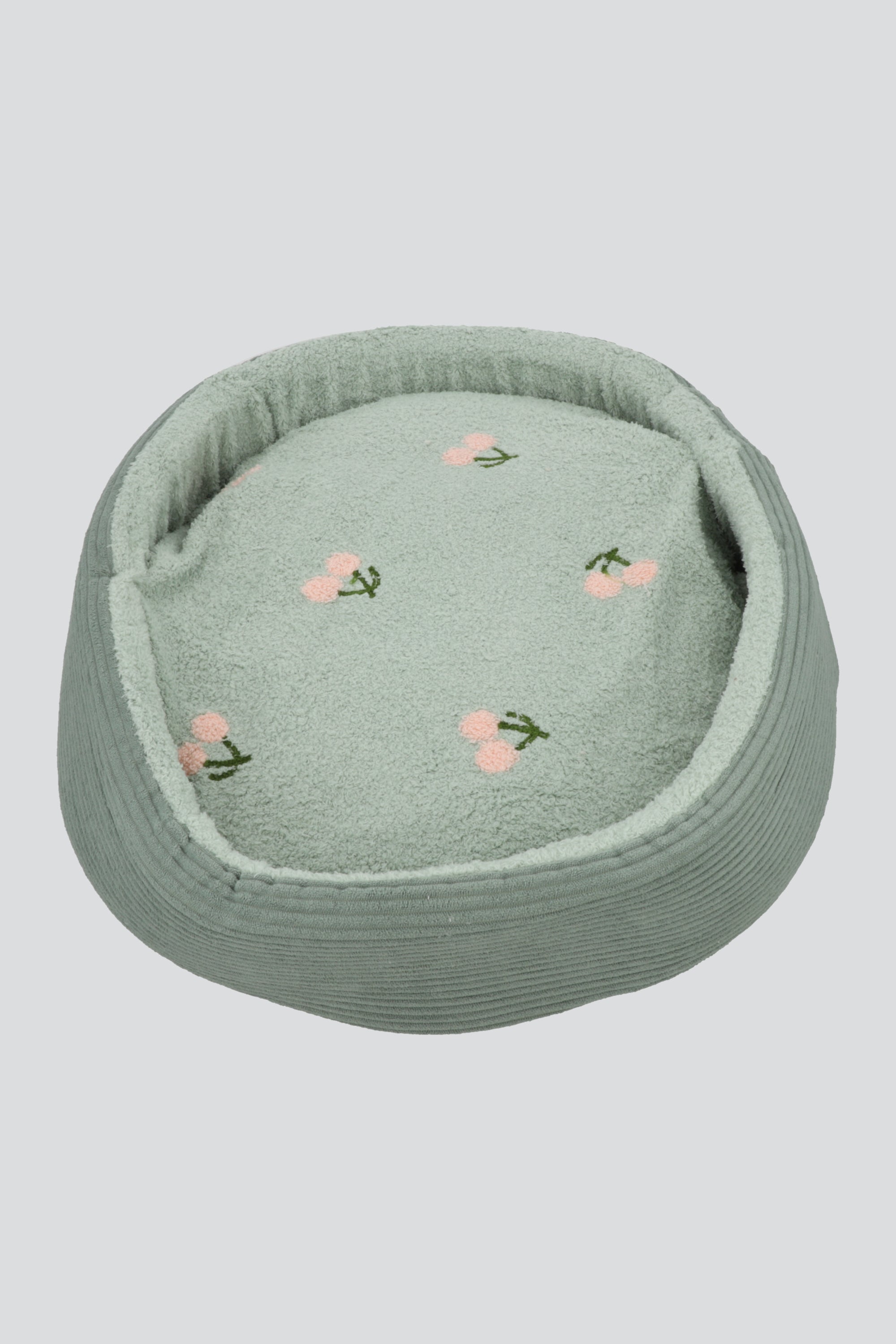Cama mascota cerezas 50cm VERDE