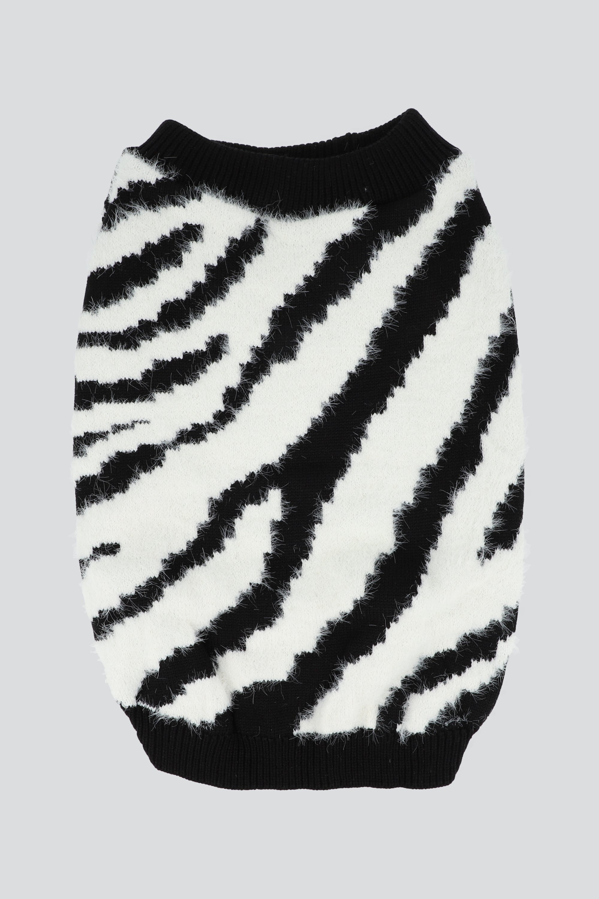 Sueter mascota cebra NEGRO