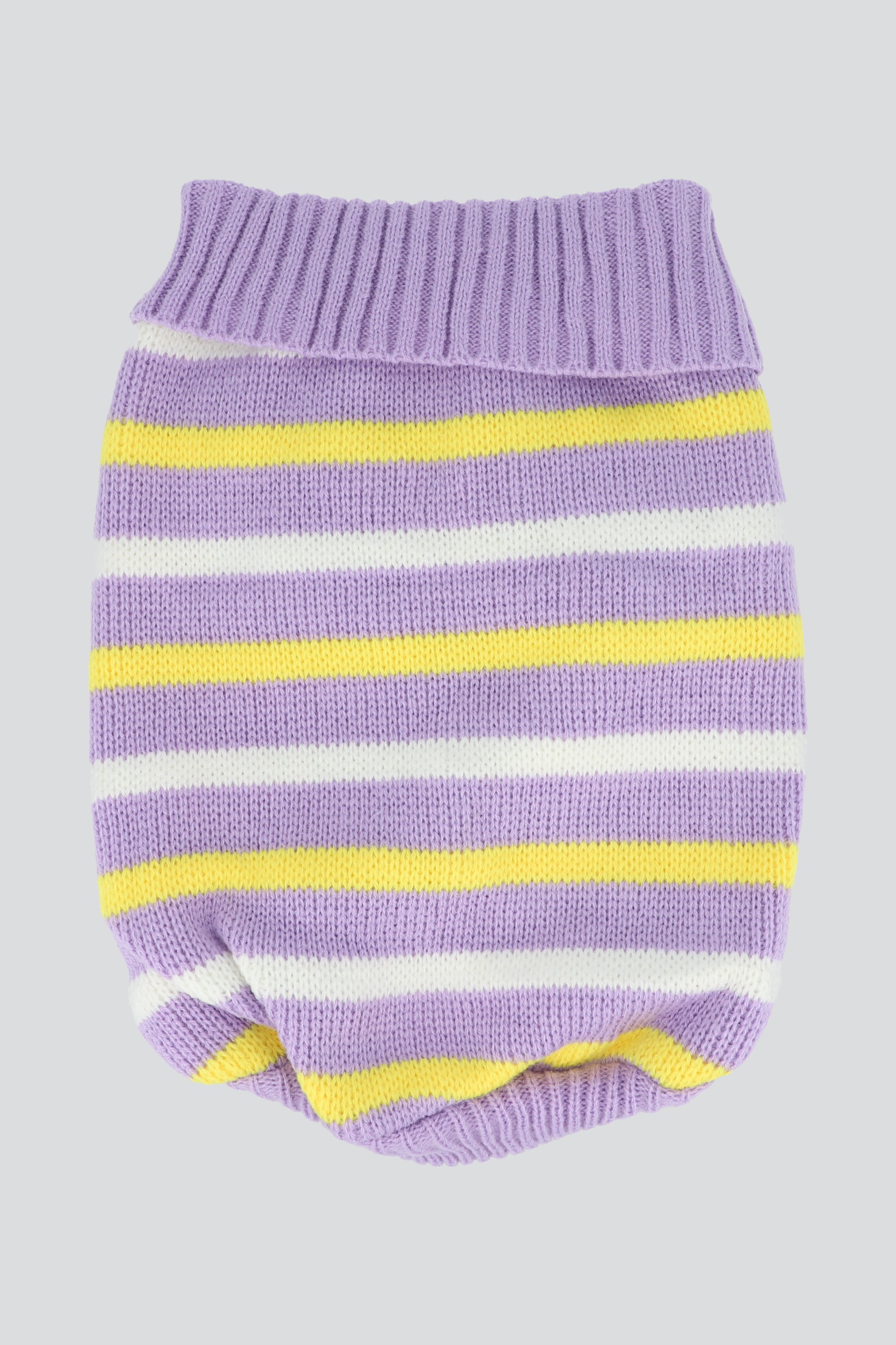 Sueter mascota rayas MORADO