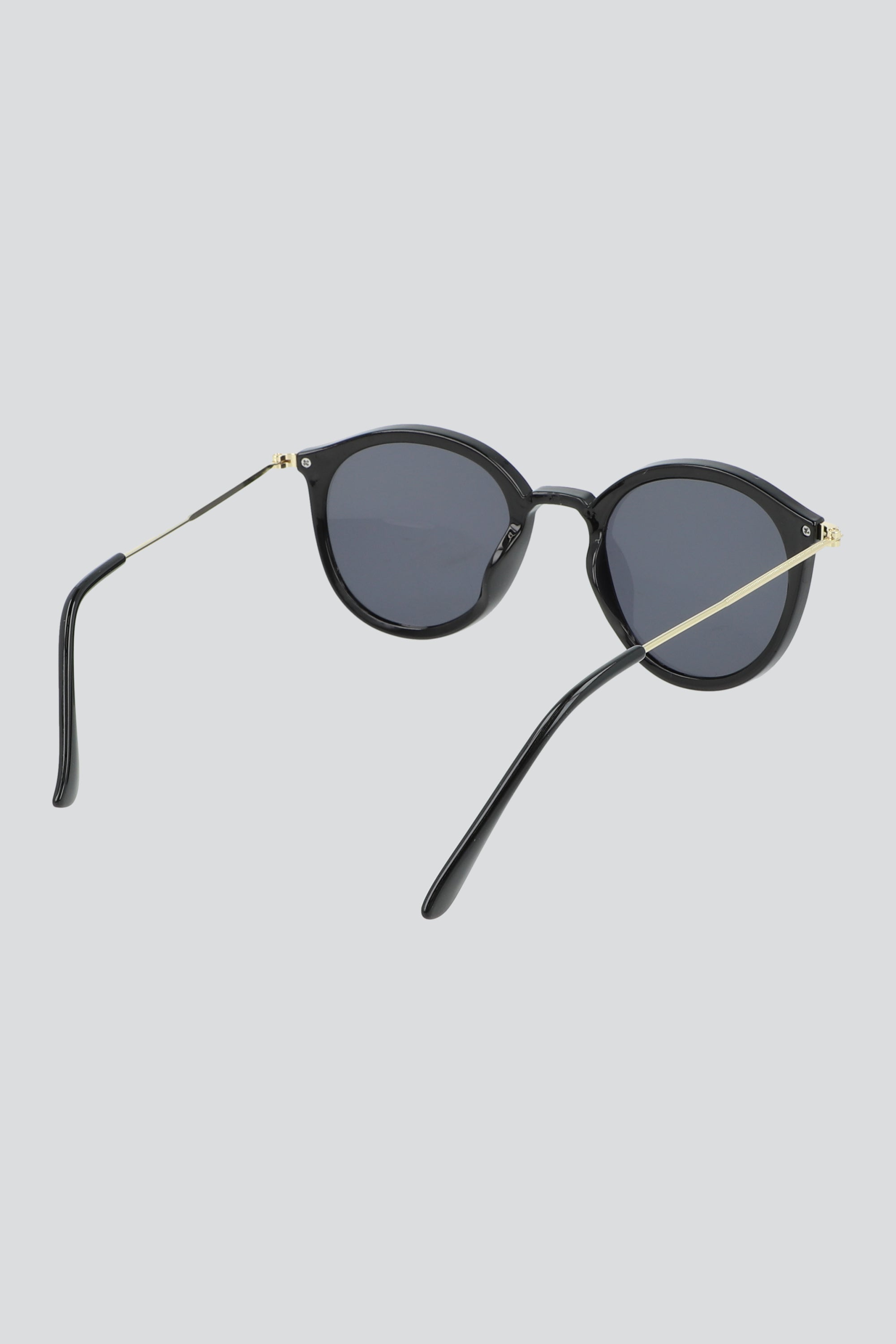 Lentes de sol round NEGRO