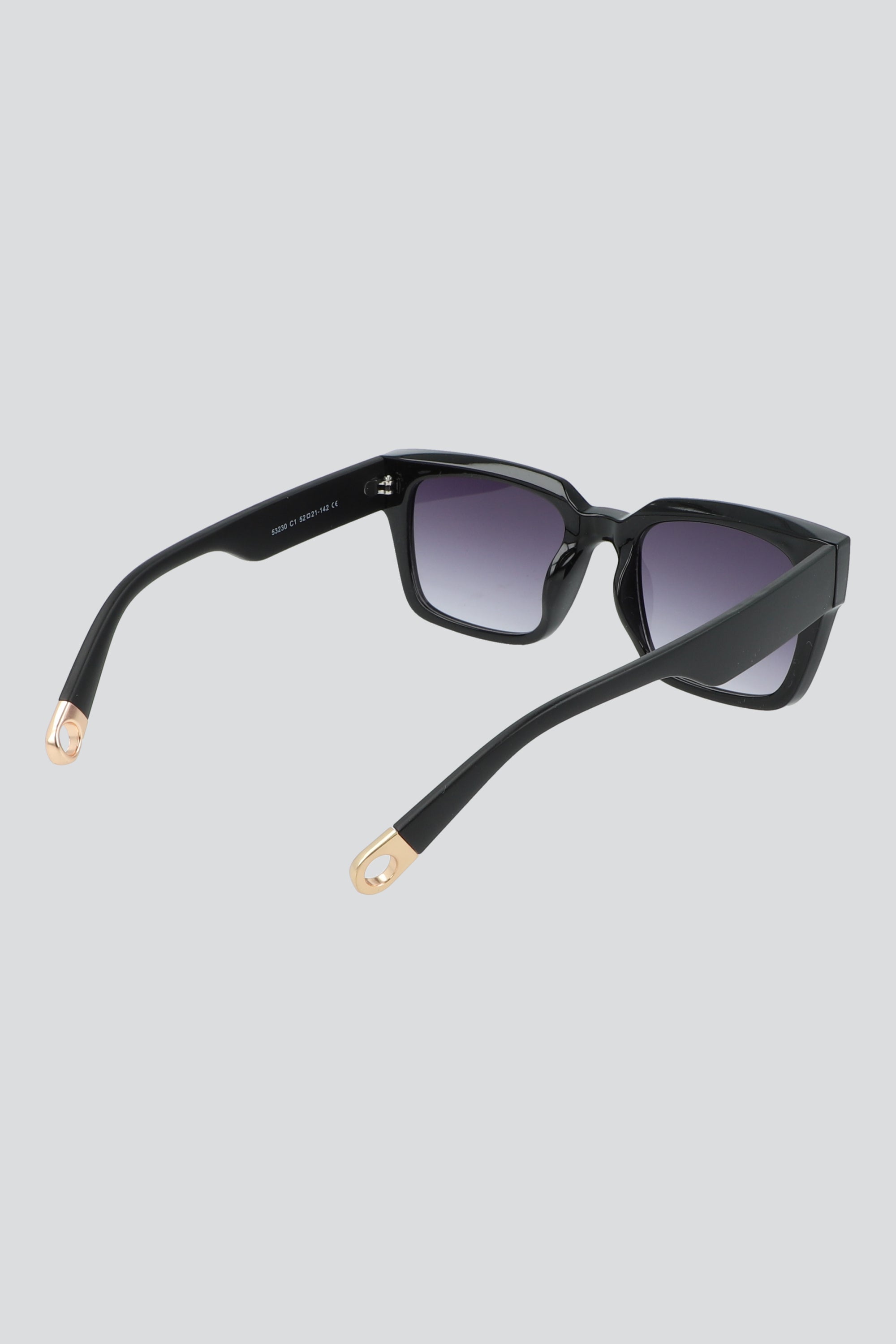 Lentes rectangulo onvre NEGRO