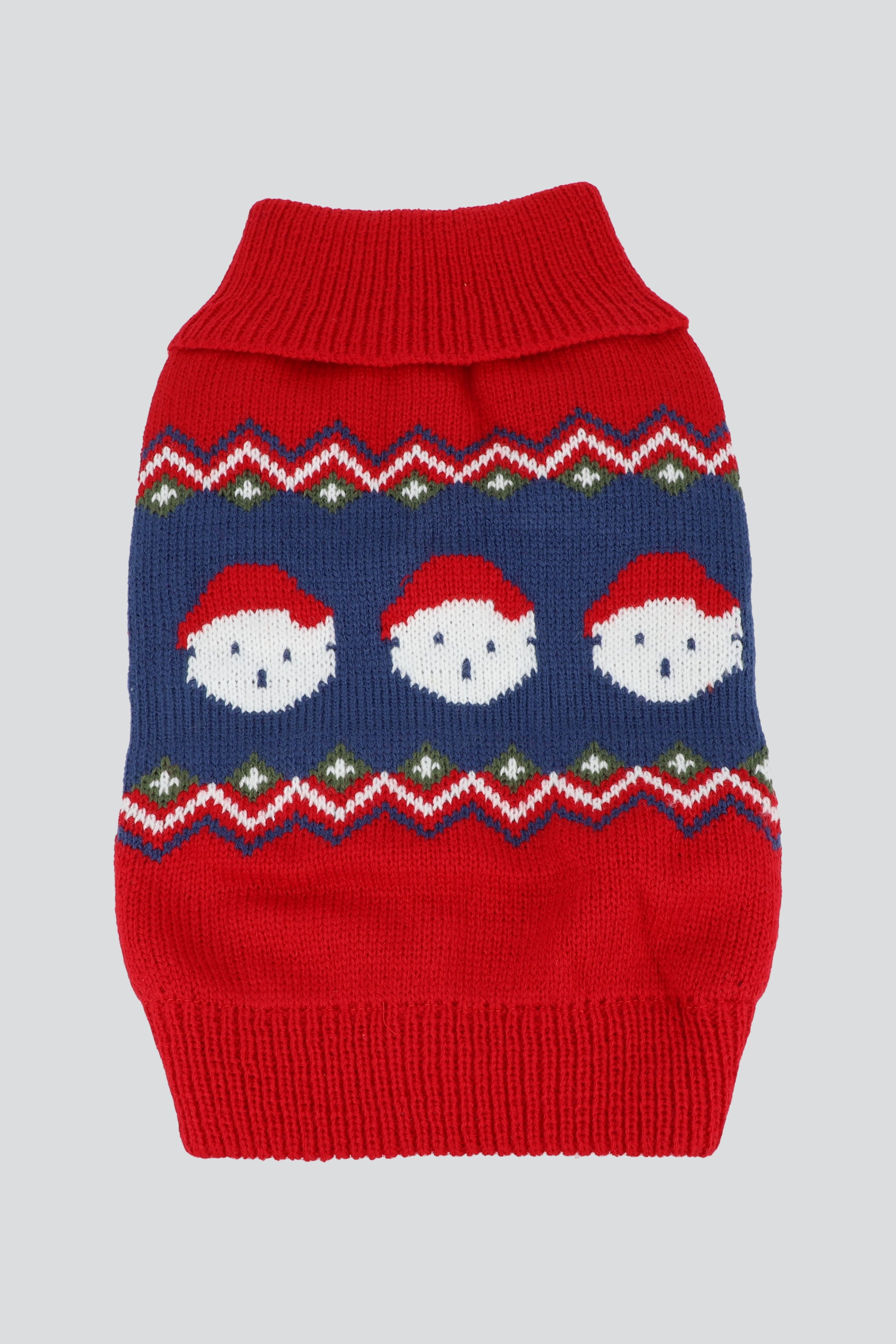 Sueter mascota santa claus ROJO