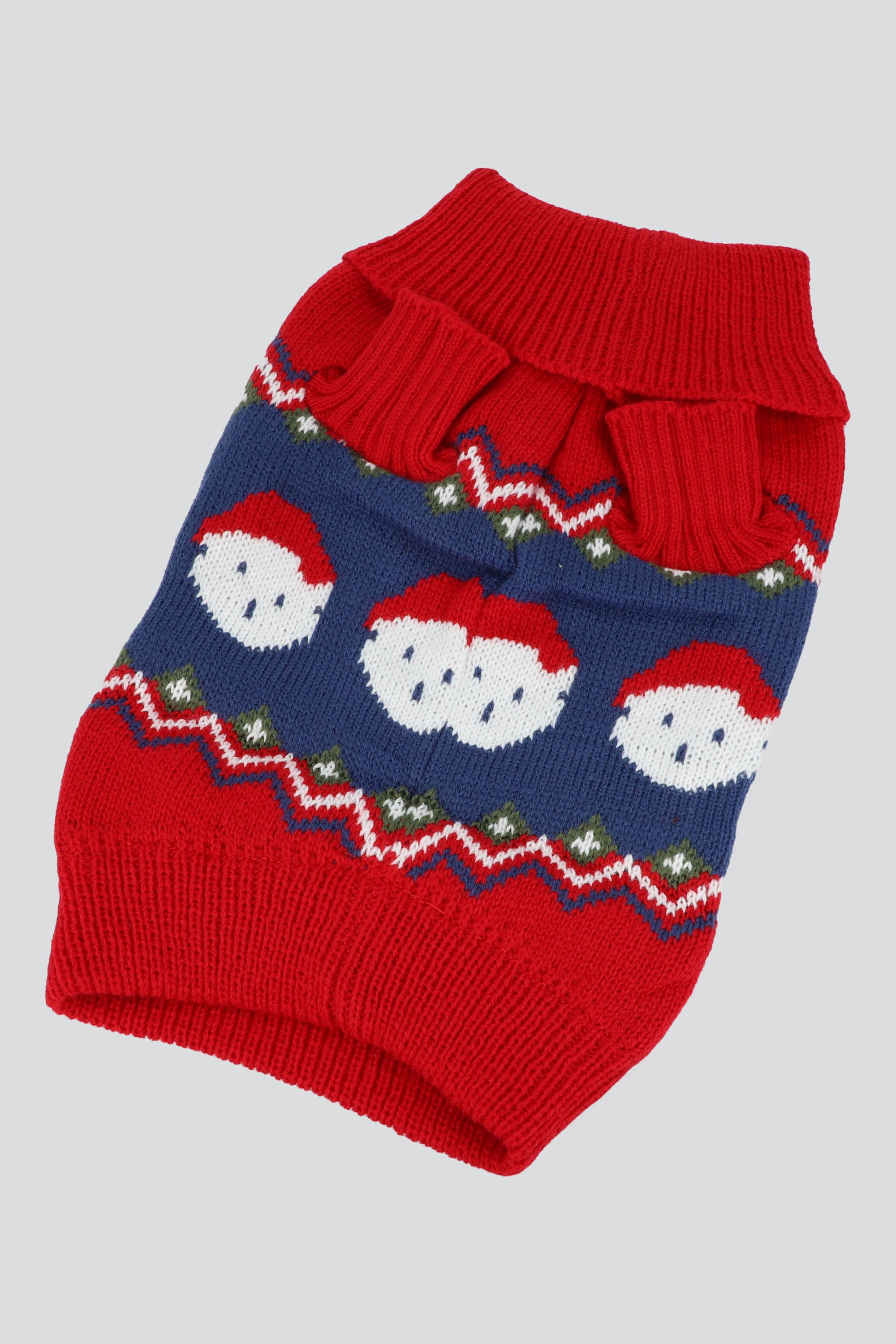 Sueter mascota santa claus ROJO