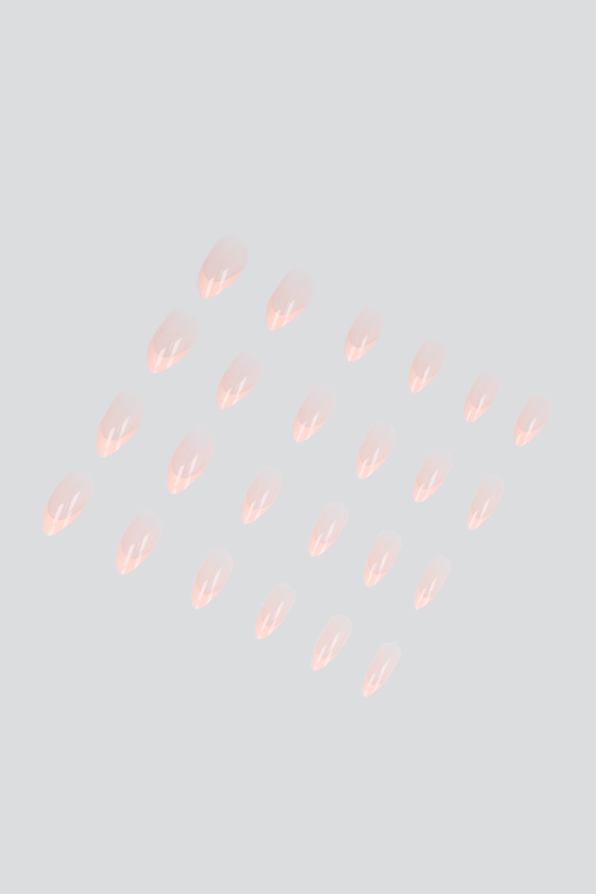 Set 24 uñas mani frances clasico PALO DE ROSA