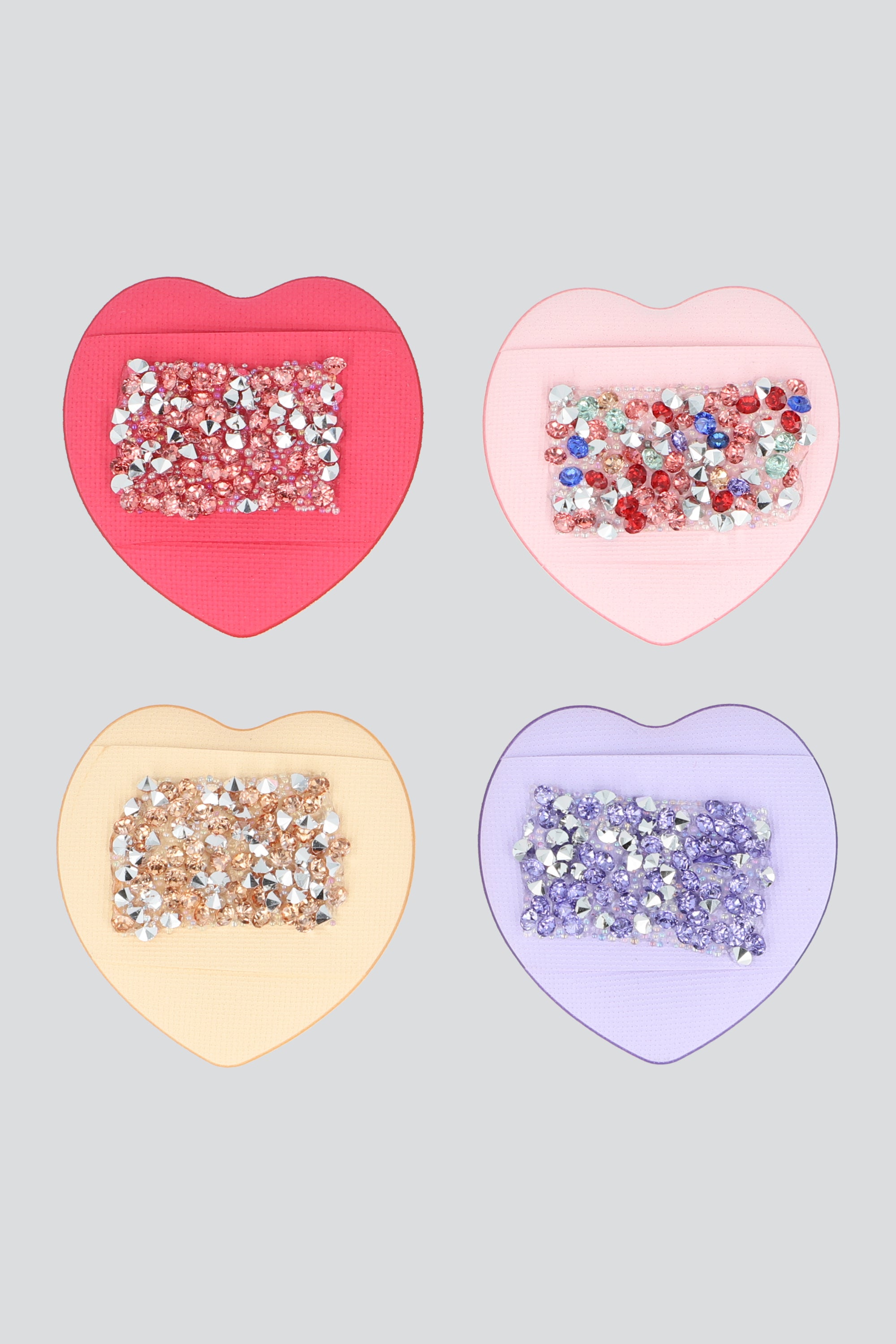 Set 4 mini puff brillos MULTICOLOR PASTEL