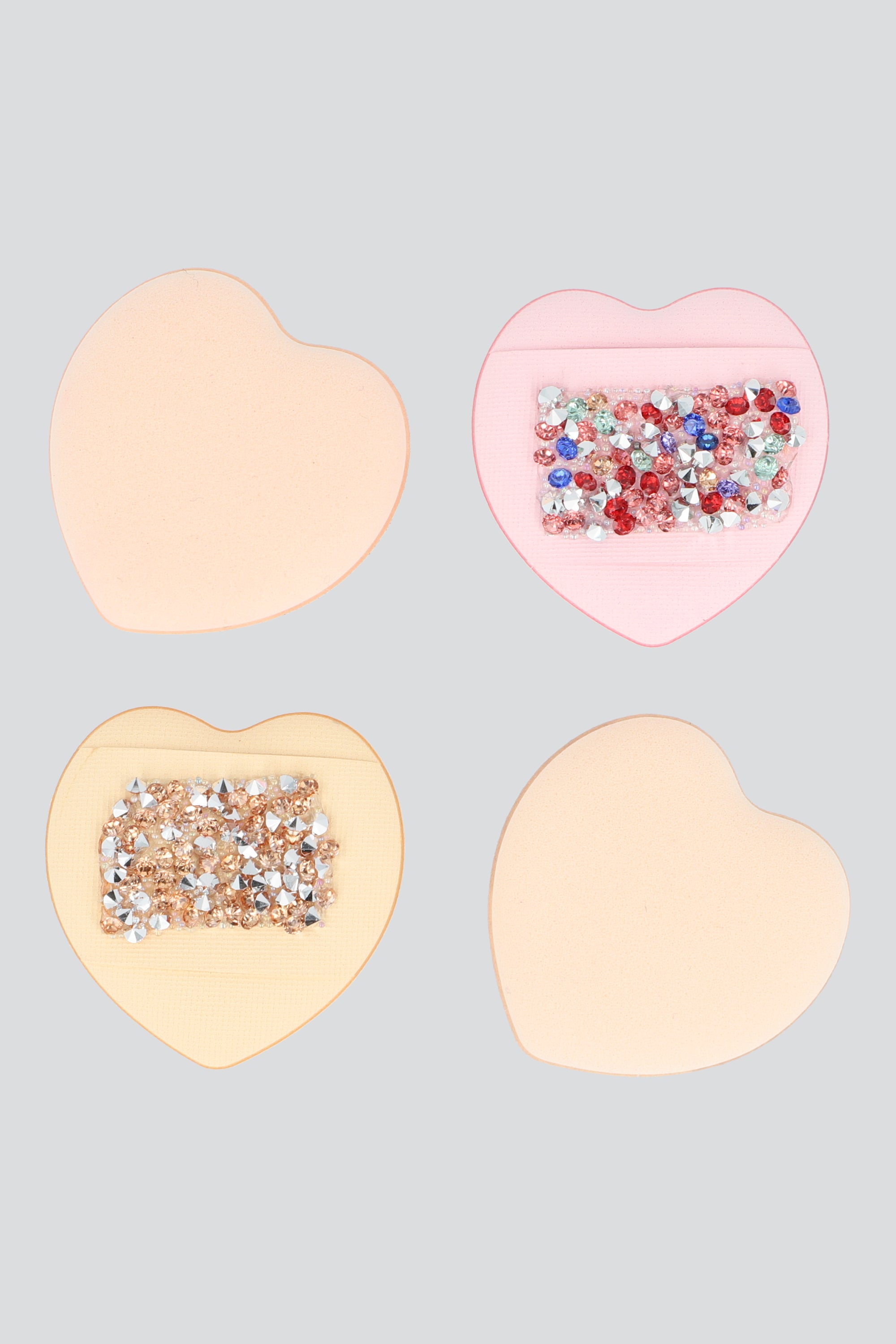 Set 4 mini puff brillos MULTICOLOR PASTEL