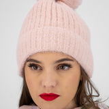 Beanie tejido fluffy