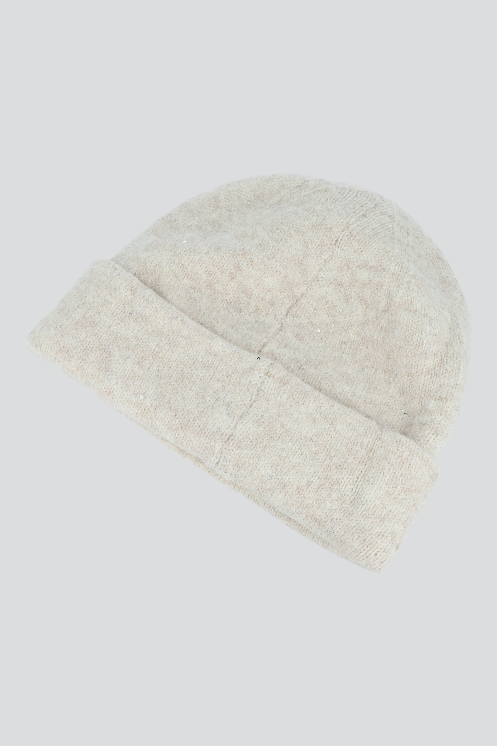 Beanie sencillo jaspeado BEIGE