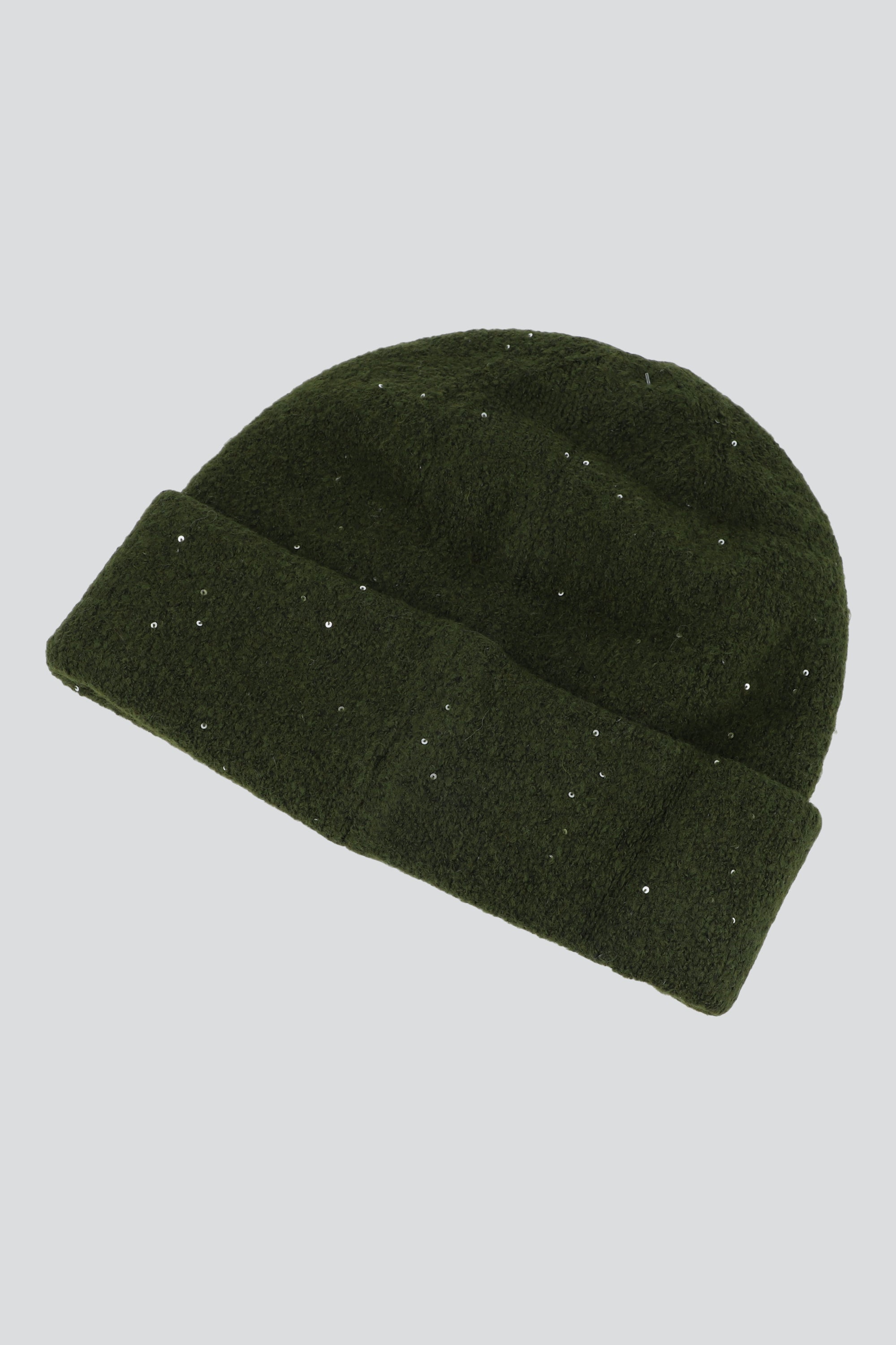 Beanie sencillo jaspeado VERDE
