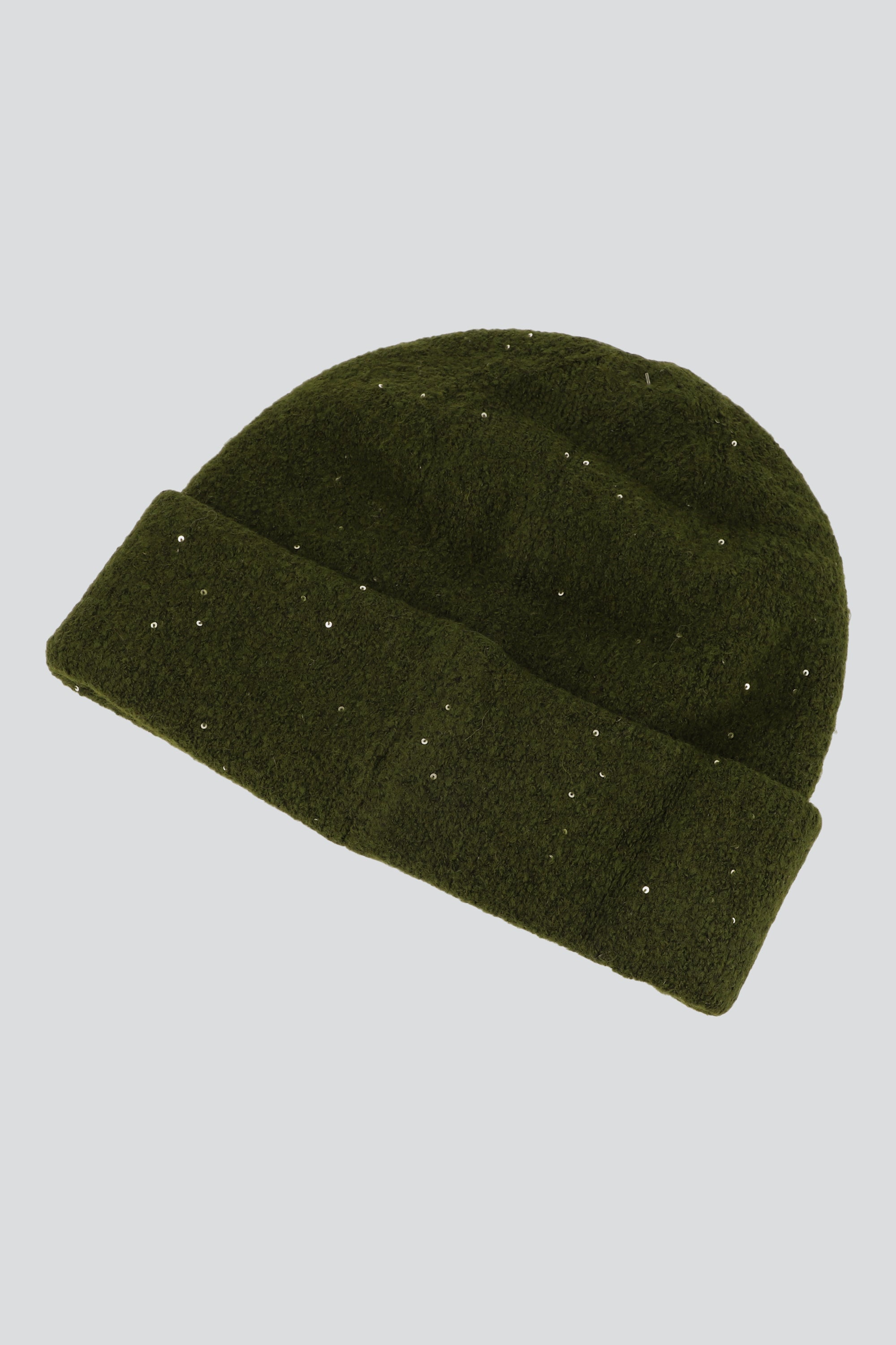 Beanie sencillo jaspeado VERDE