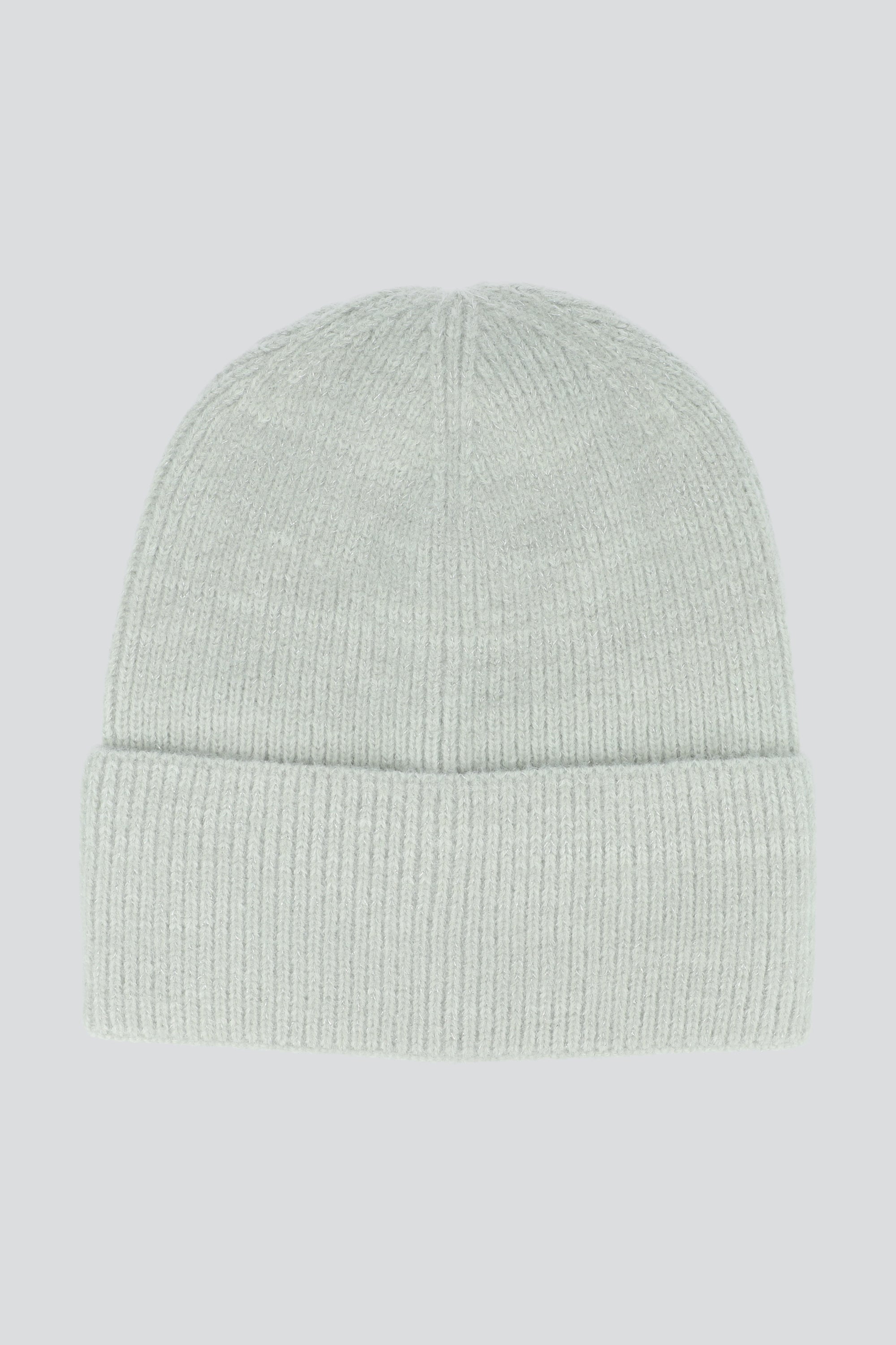 Beanie tejido brillante HUESO