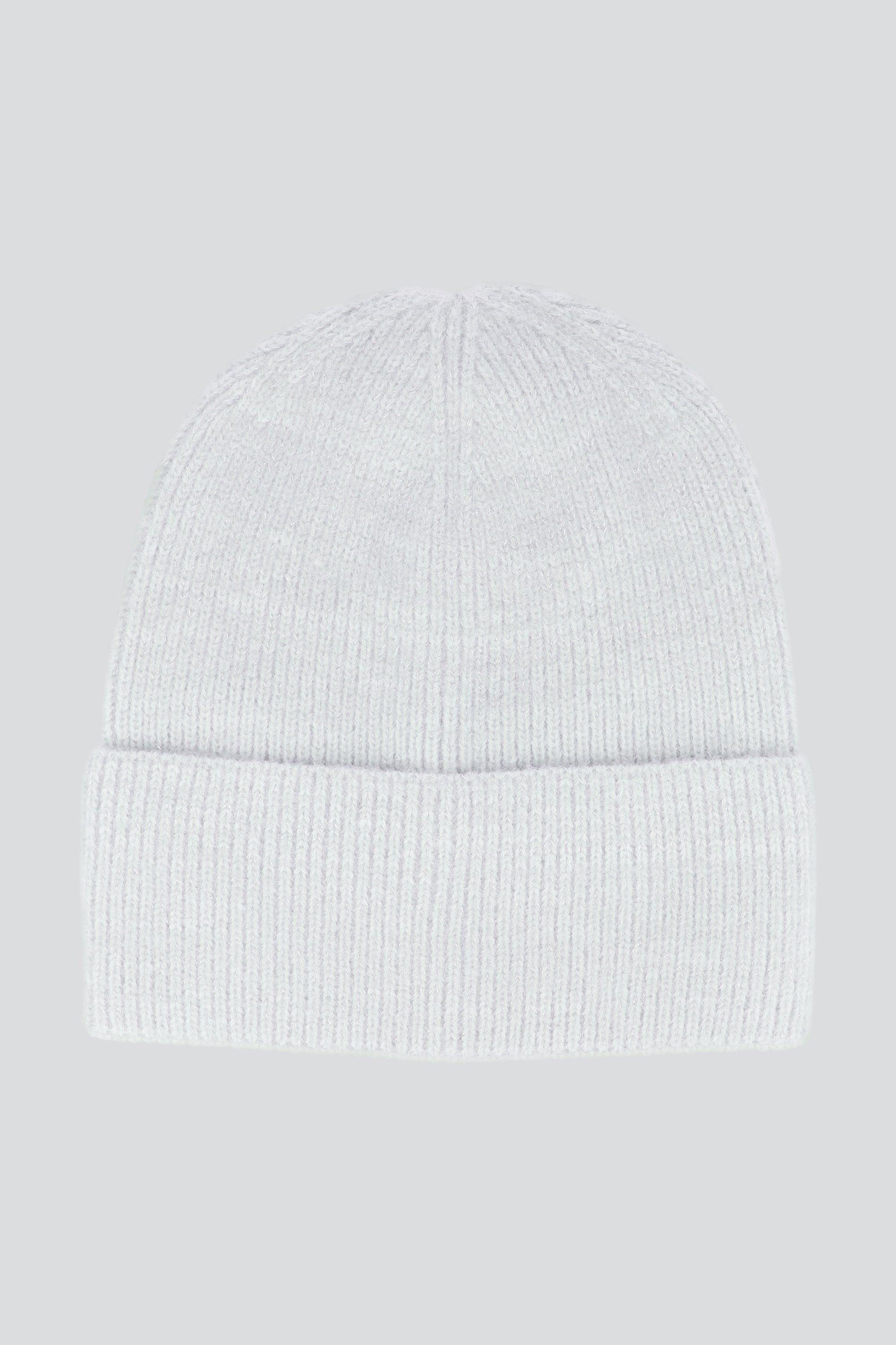 Beanie tejido brillante HUESO