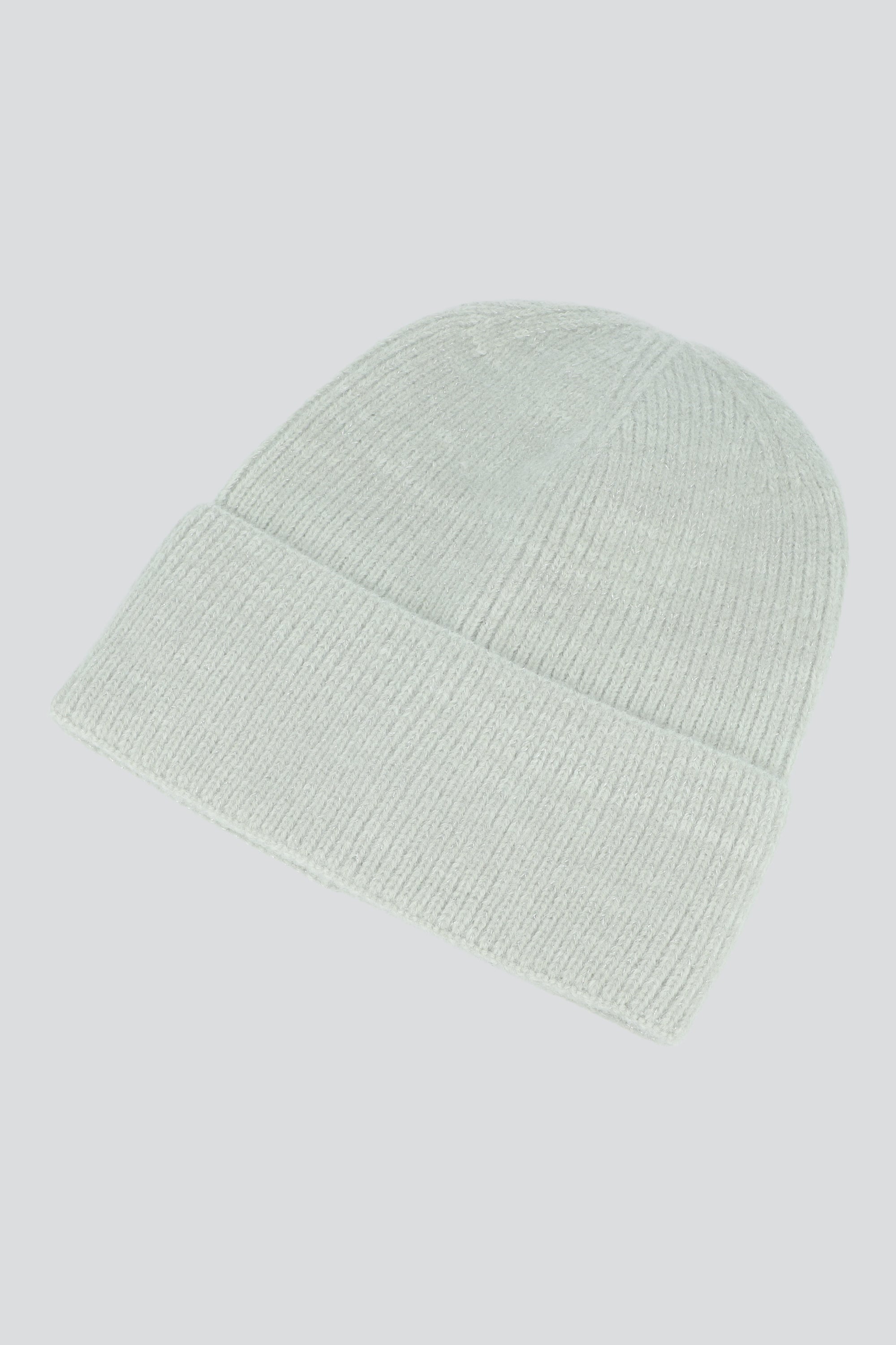 Beanie tejido brillante HUESO