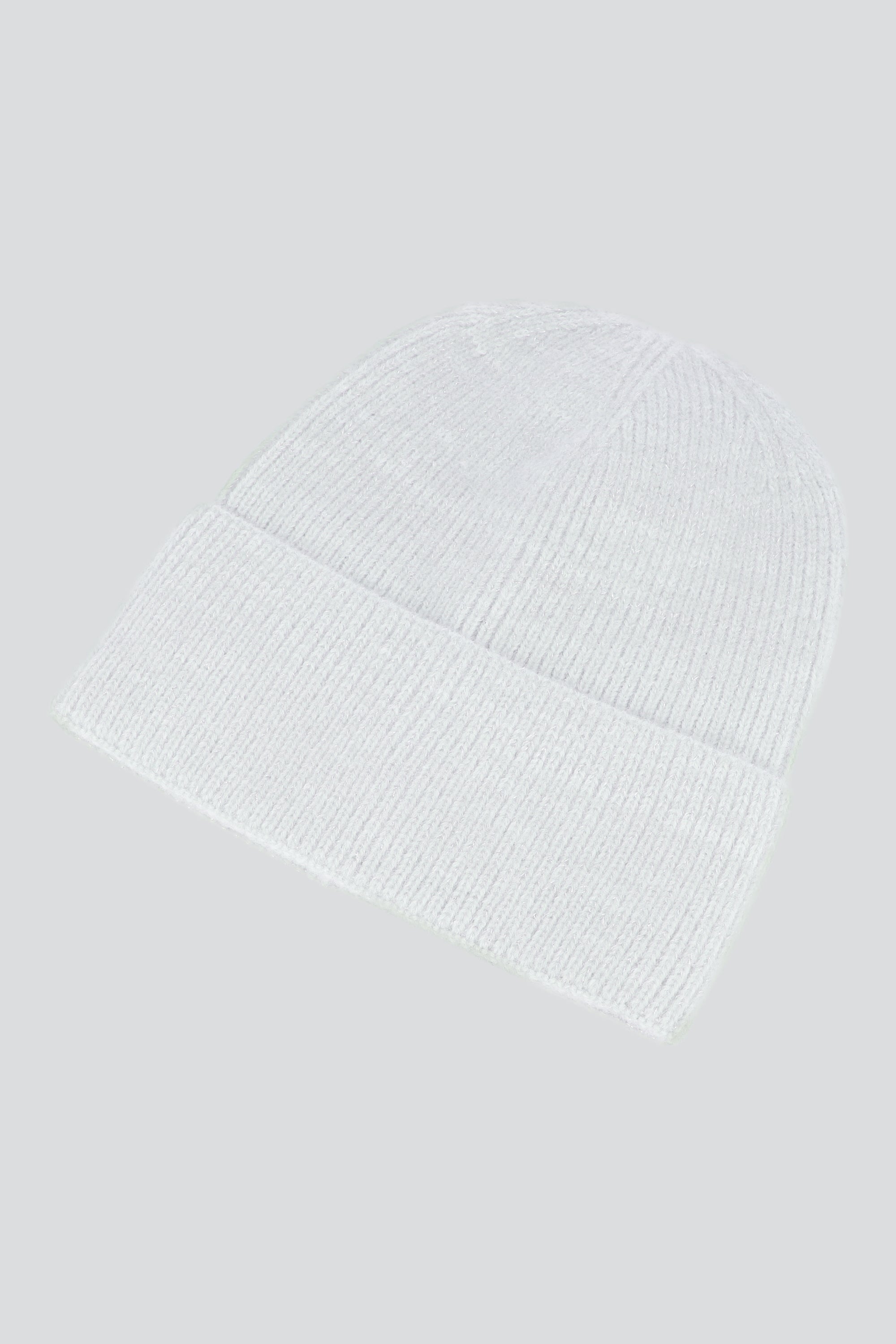 Beanie tejido brillante HUESO
