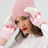 Beanie tejido brillante