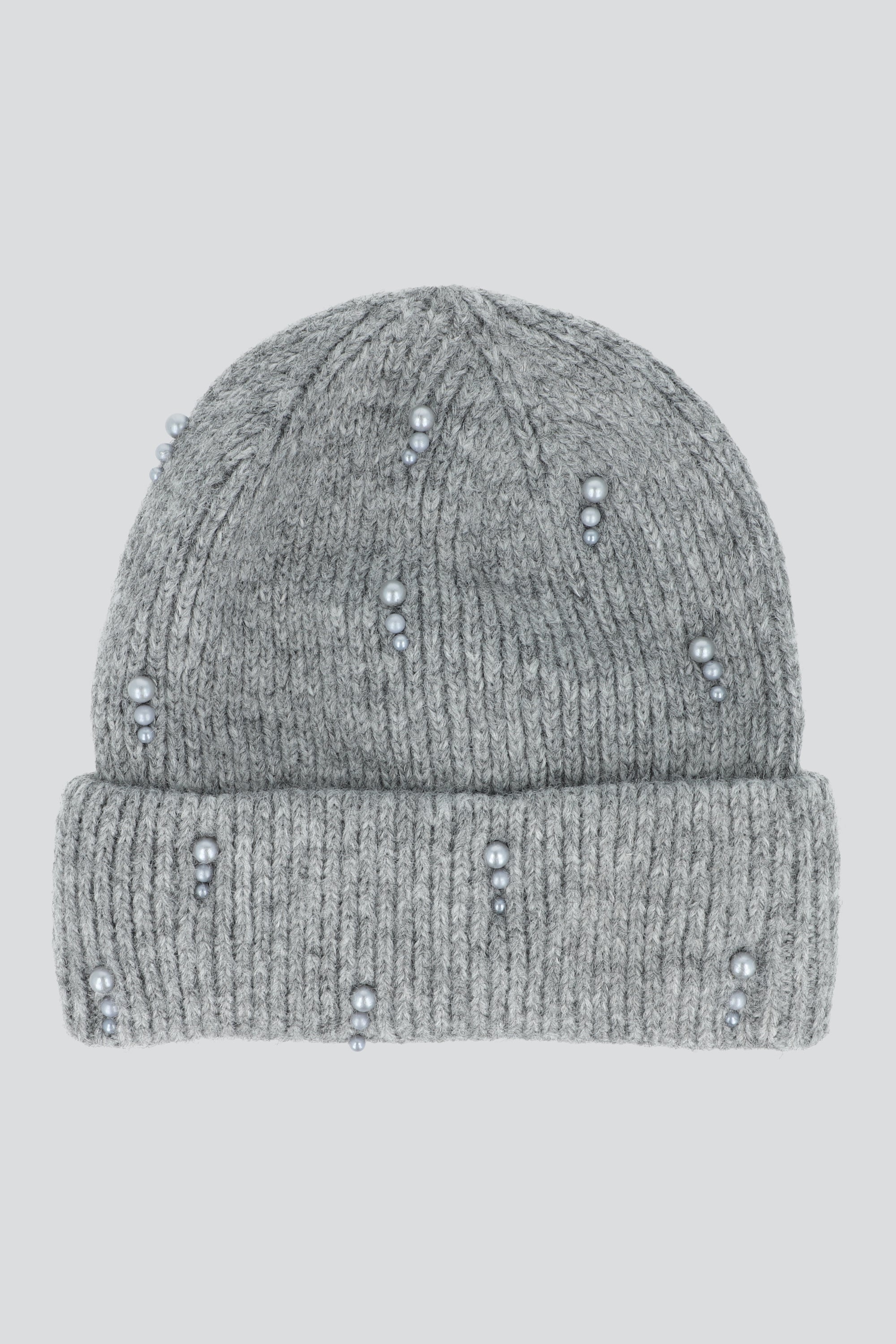 Beanie aplicacion metalica GRIS