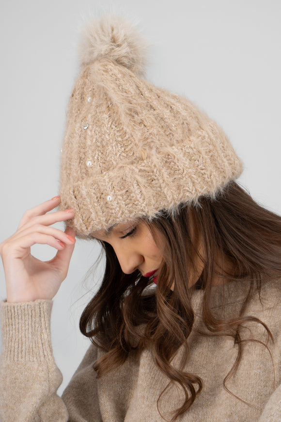 Beanie jaspe perlas