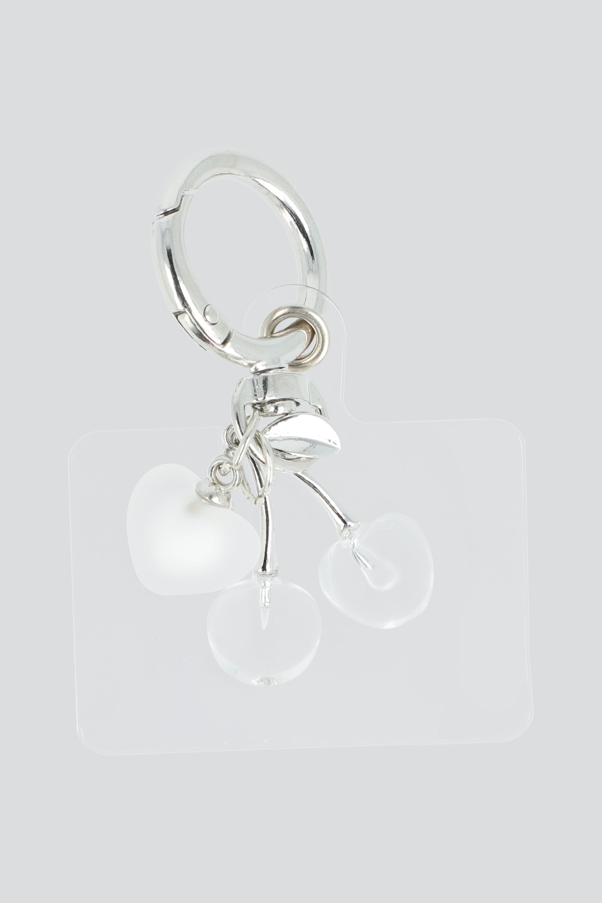 Charm cel corazon cerezas PLATA