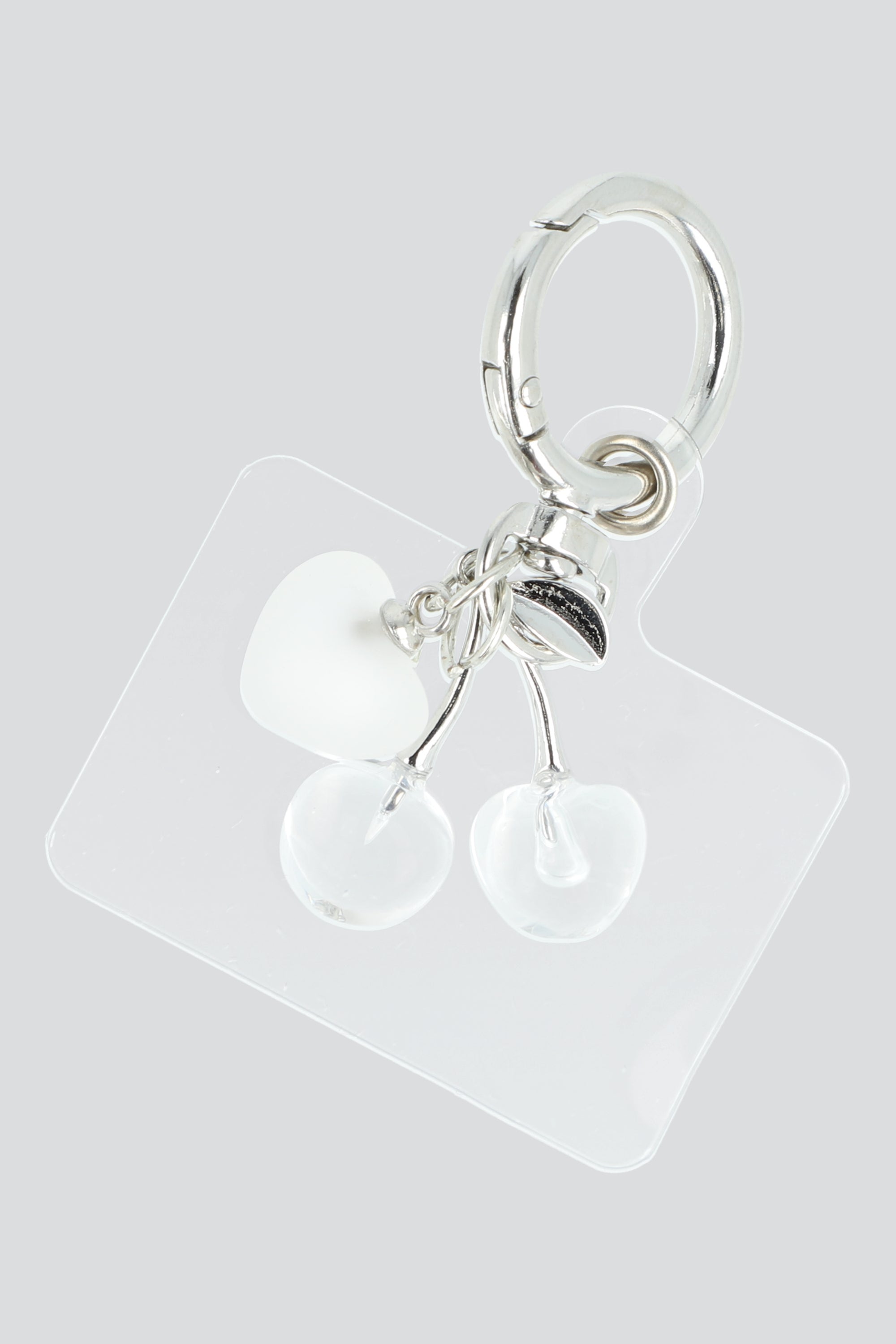 Charm cel corazon cerezas PLATA