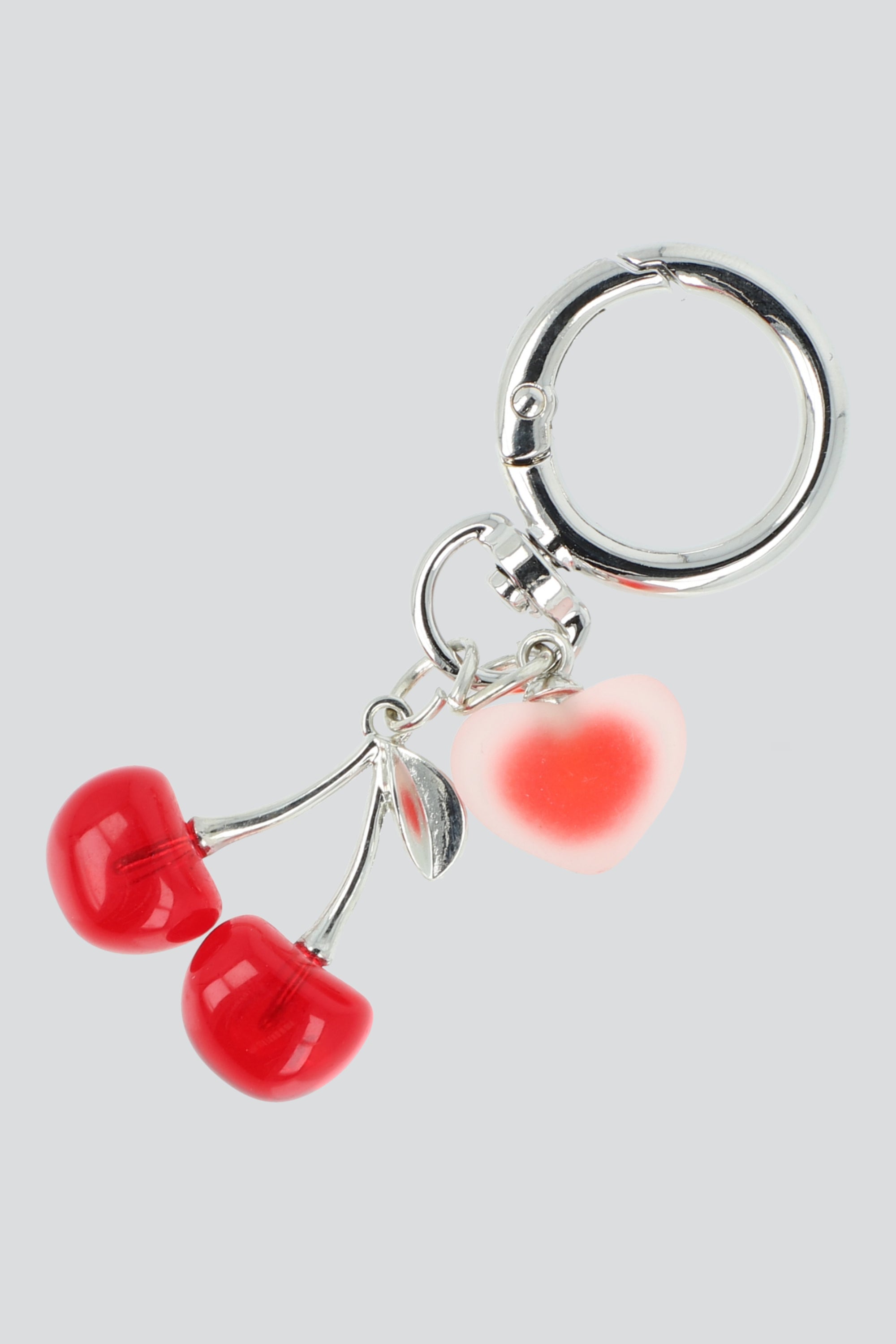 Charm cel corazon cerezas ROJO