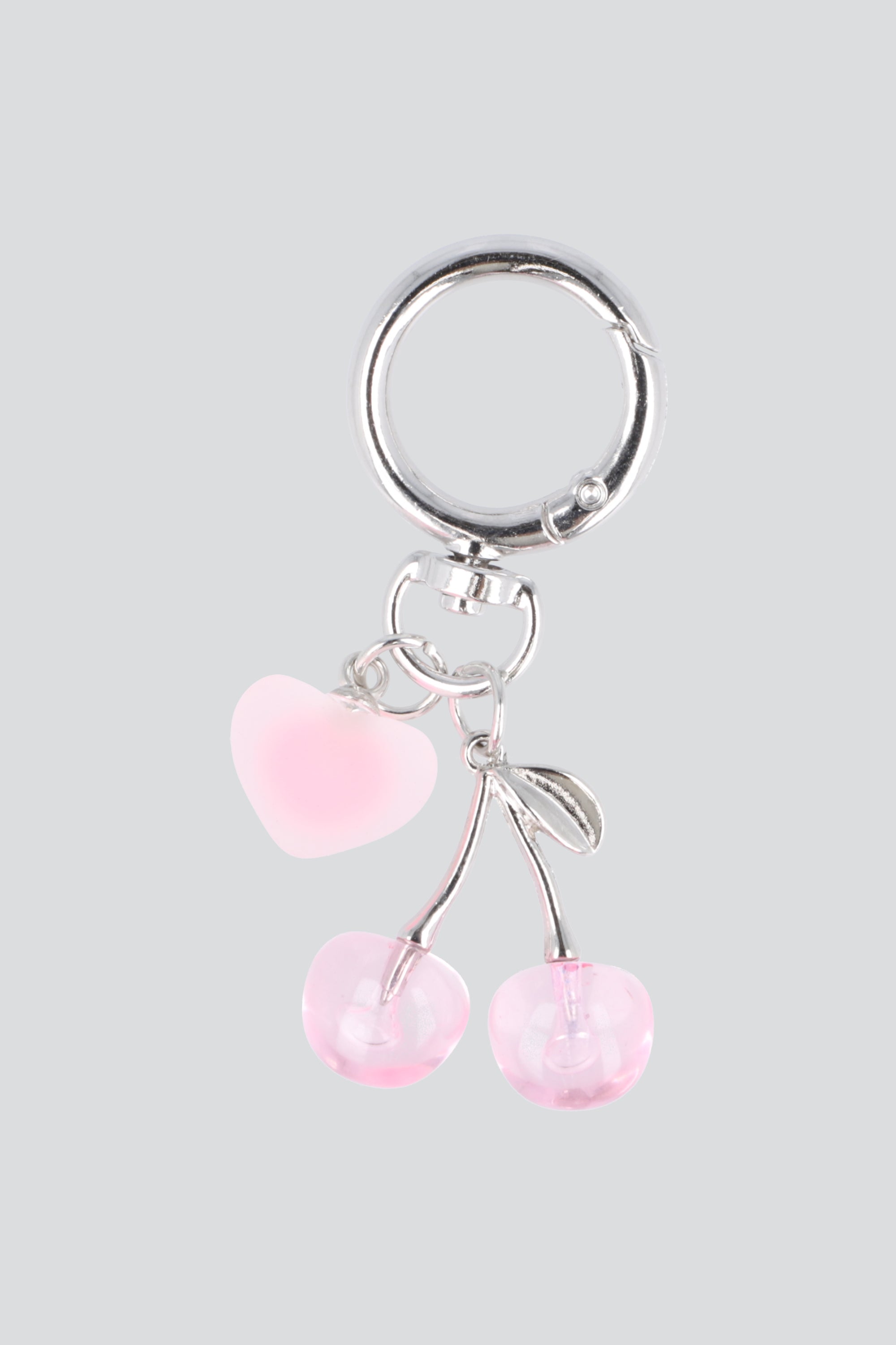 Charm cel corazon cerezas ROSA