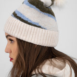 Beanie print rayas