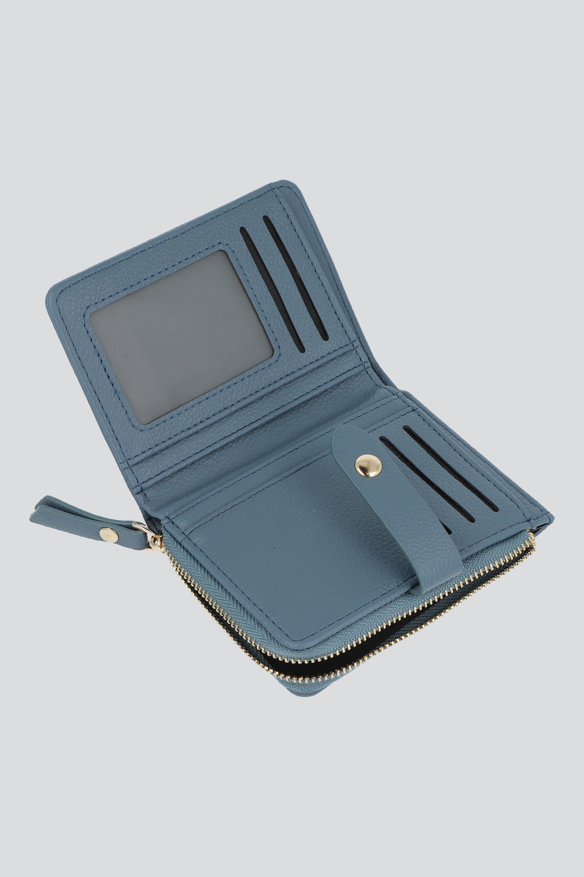 Cartera broche circulo MARINO