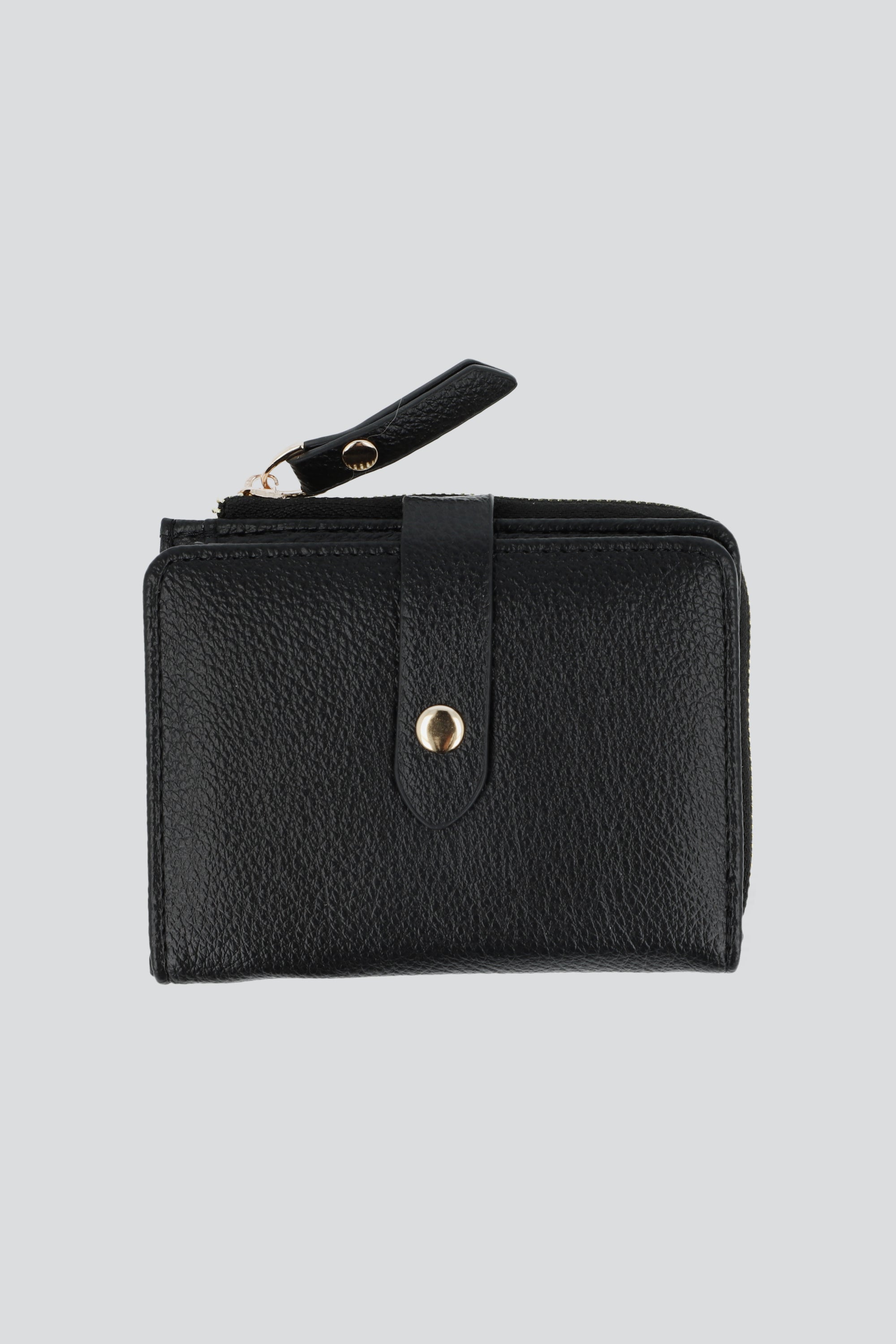 Cartera broche circulo NEGRO