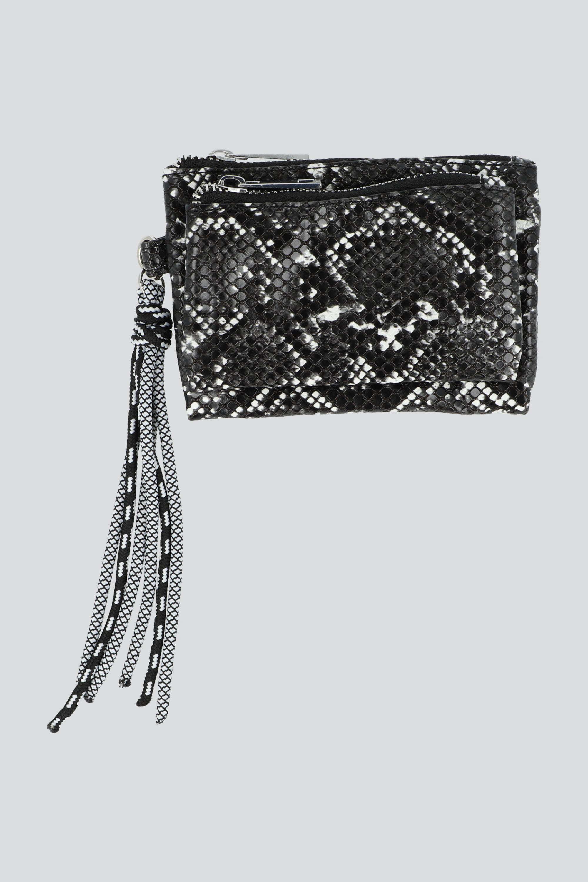 Cartera snk print flecos NEGRO