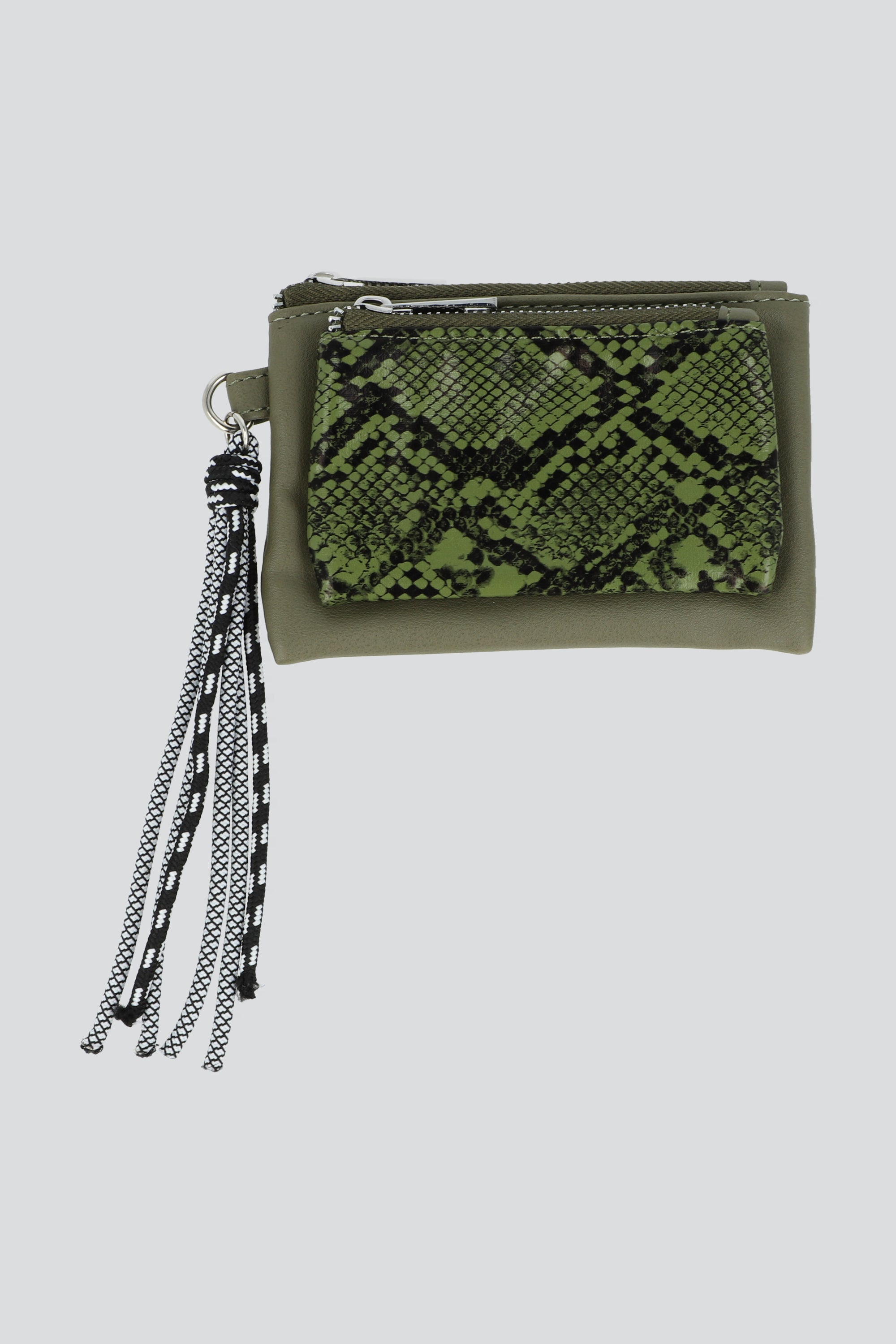 Cartera snk print flecos VERDE