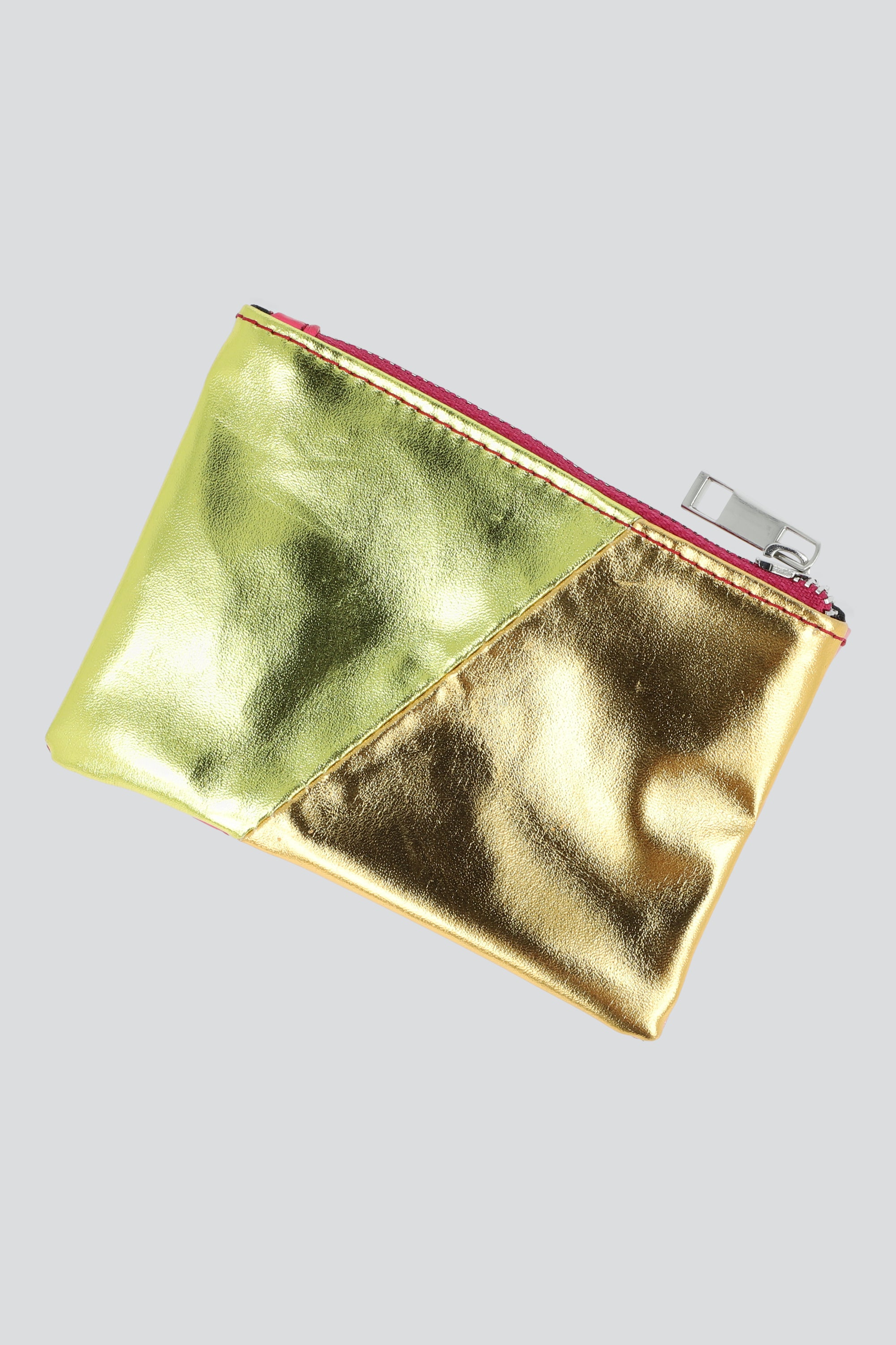 Cartera metalica multicolor ROSA