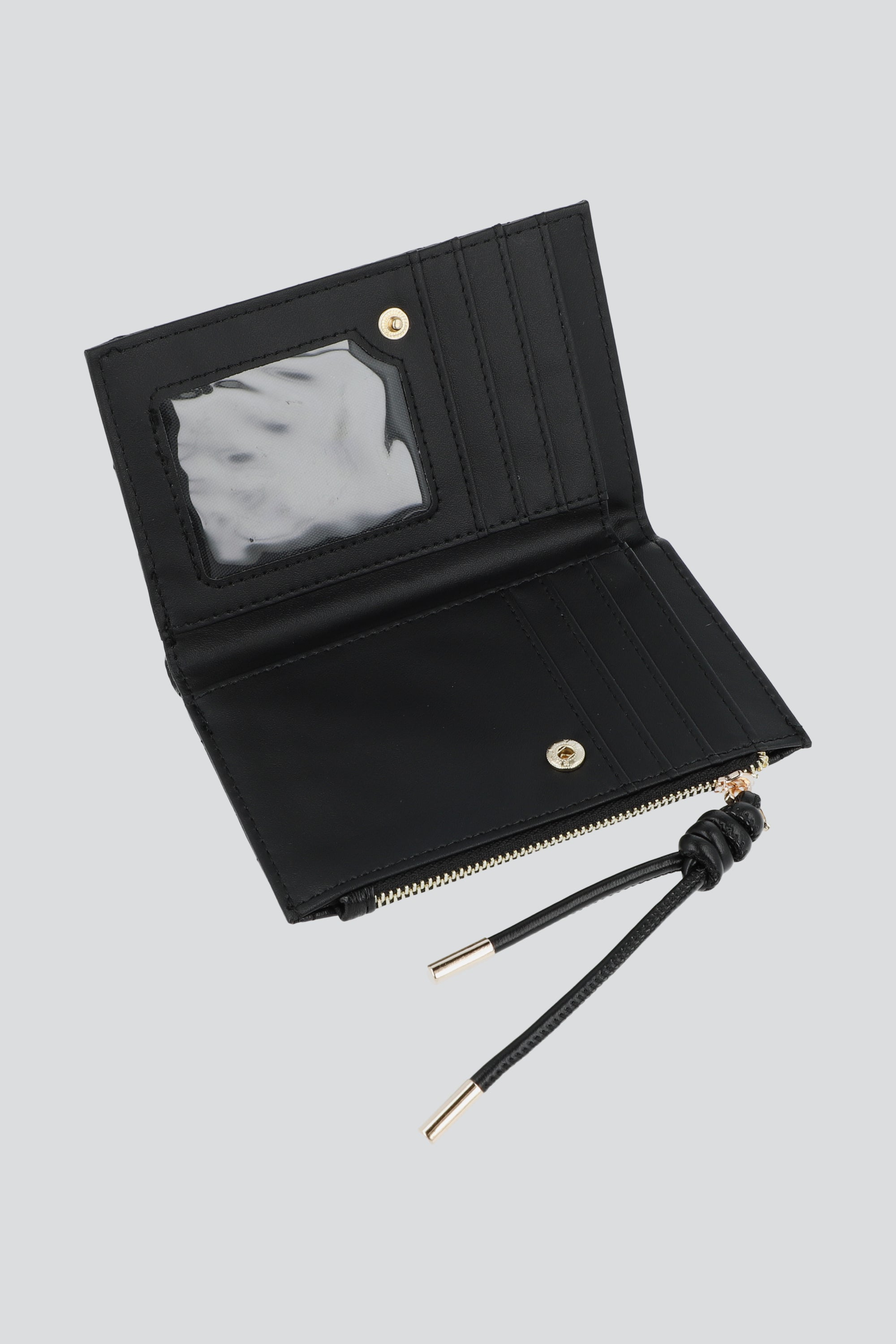 Cartera capitonada PU NEGRO