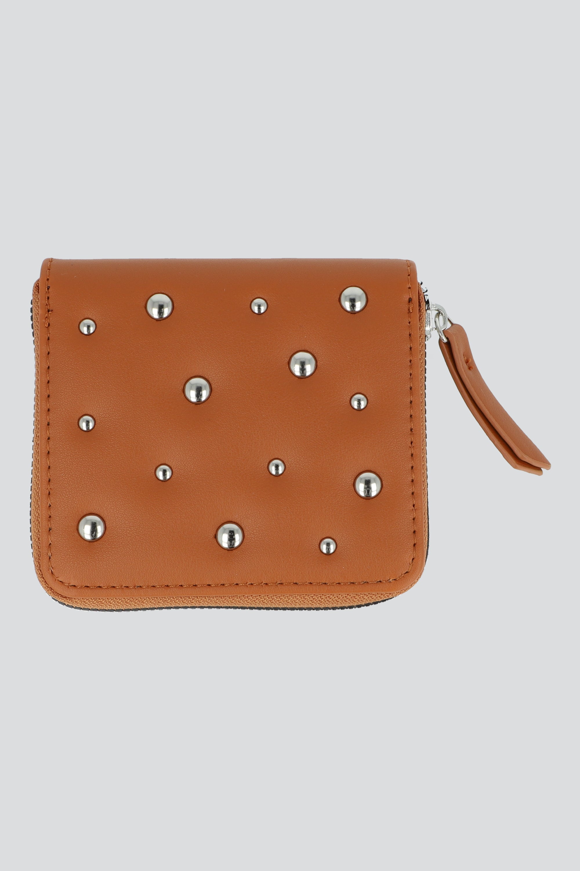 Cartera studs cierre CAMELLO