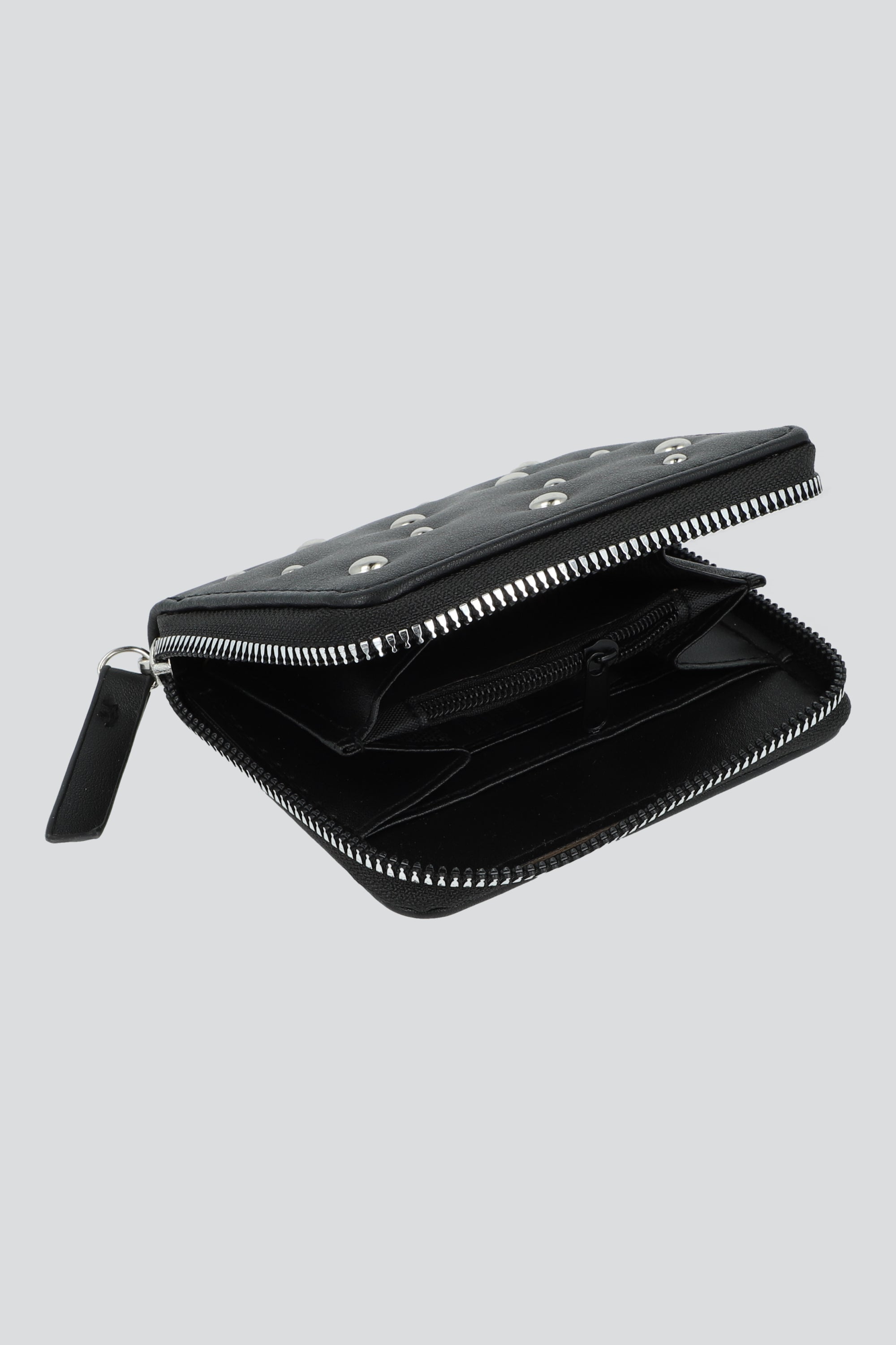 Cartera studs cierre NEGRO