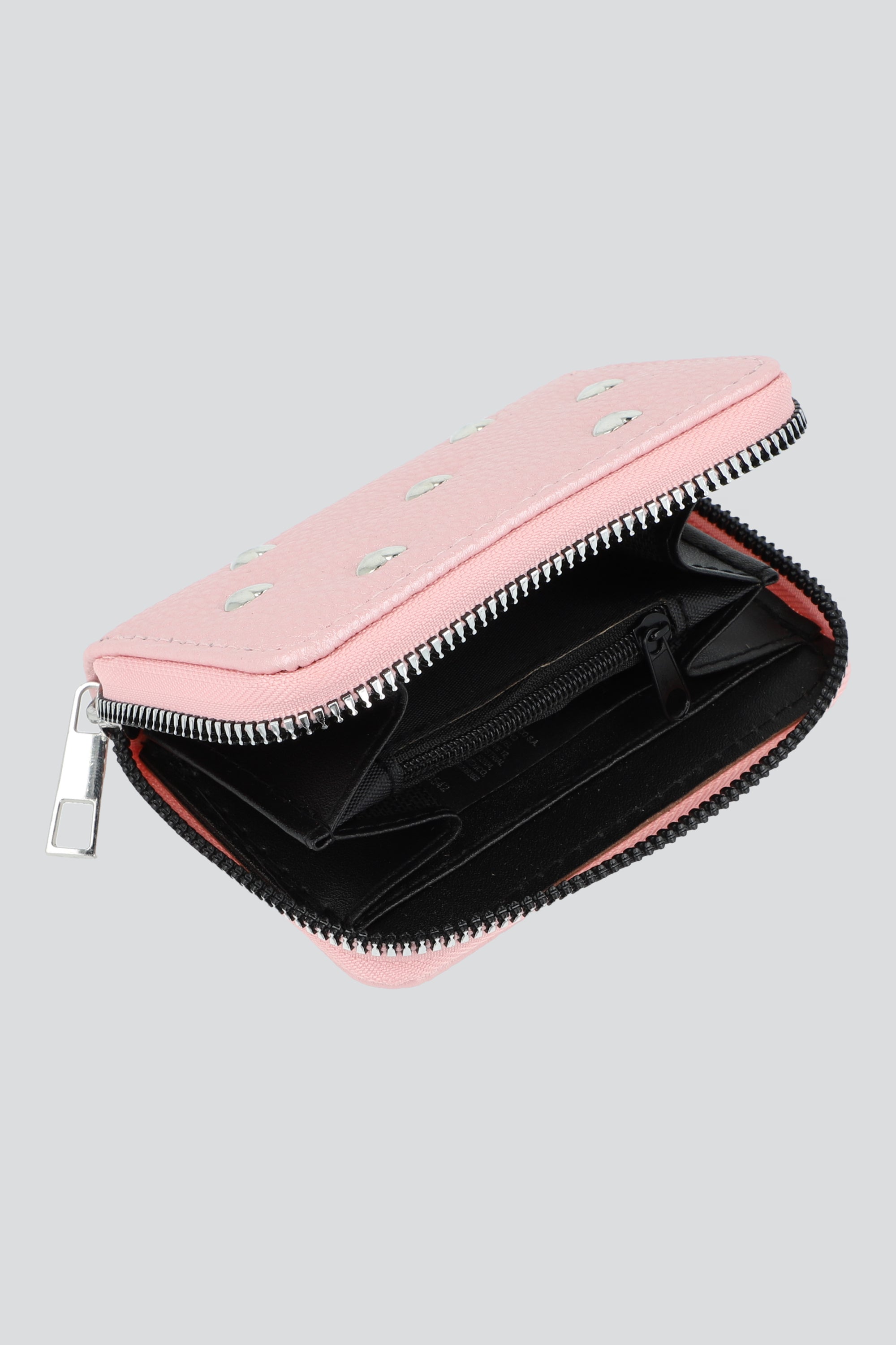 Cartera studs corazones ROSA