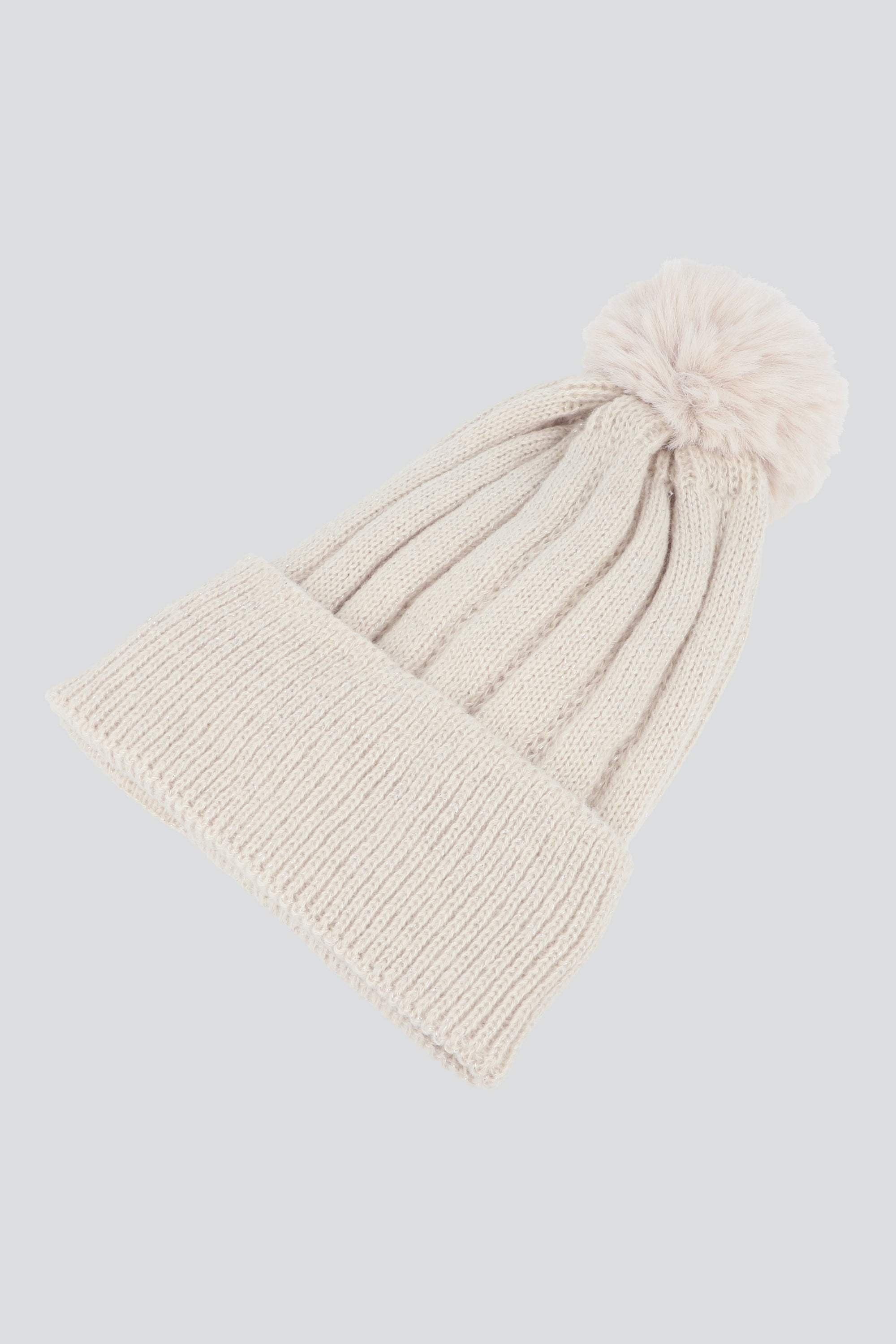 Beanie jaspe lurex HUESO
